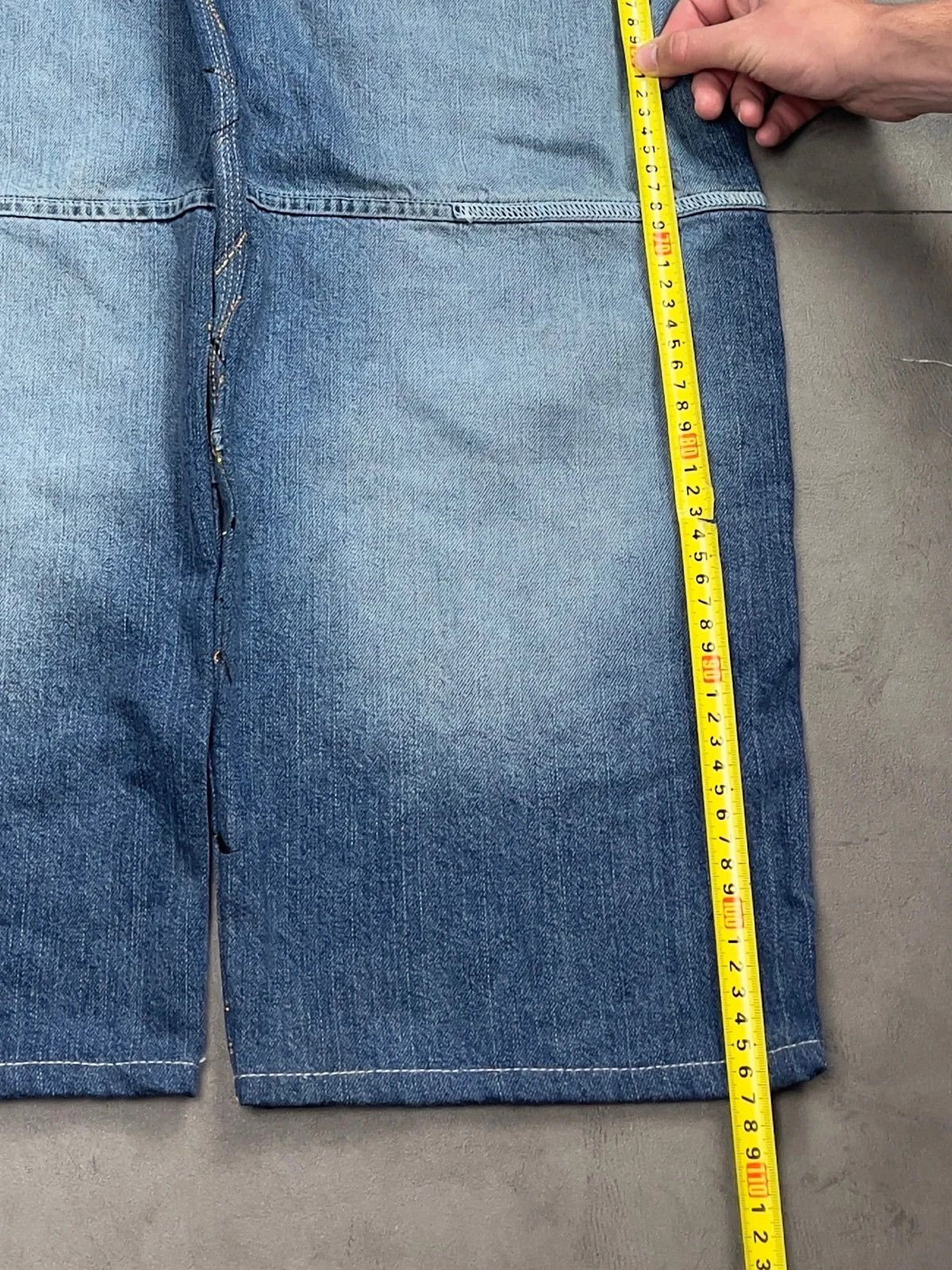 Southpole Y2K SouthPole style painted super baggy jeans Size US 33 - 8 Thumbnail