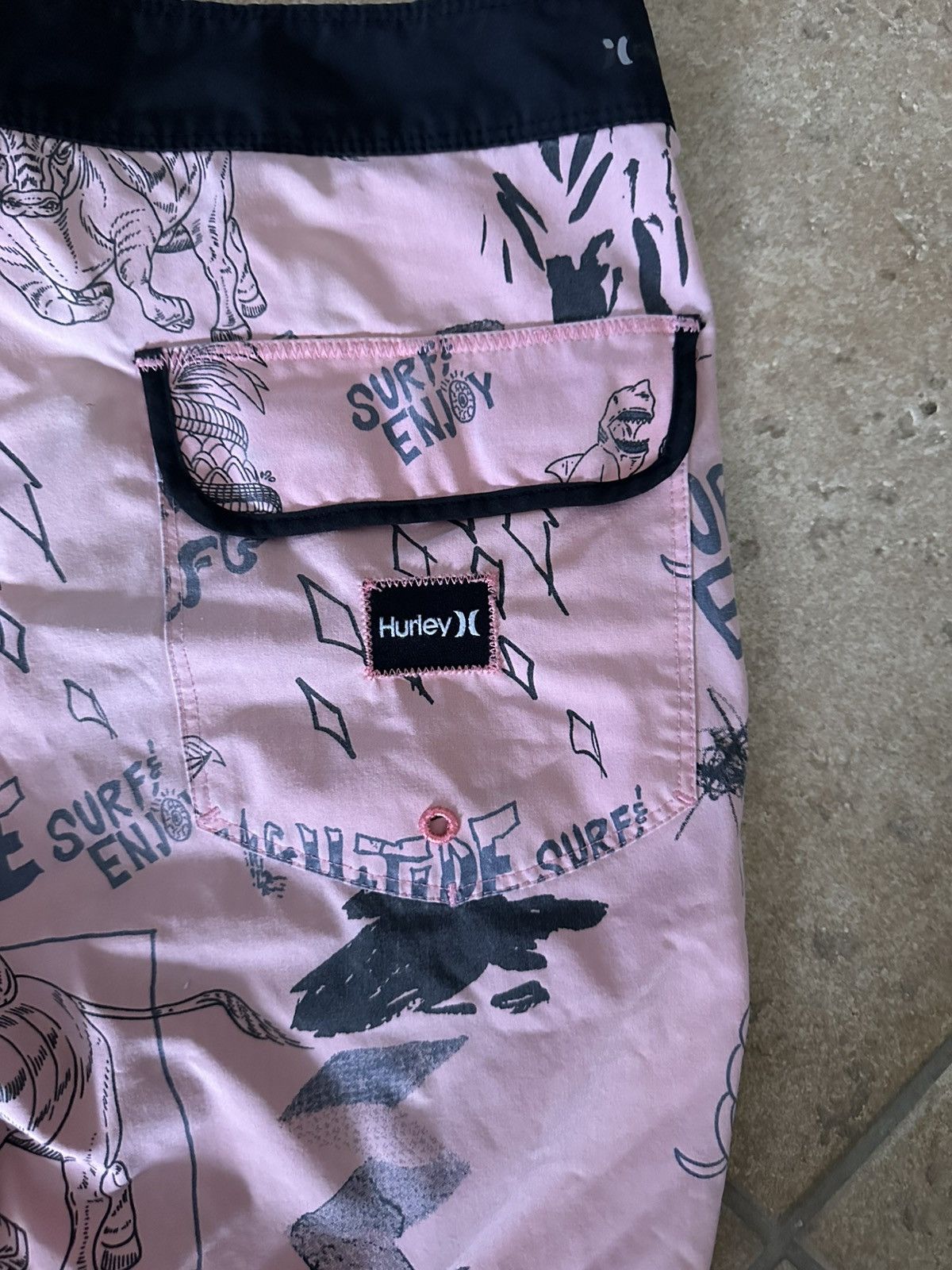 Hurley light pink mens hurley board shorts Size US 29 - 5 Thumbnail