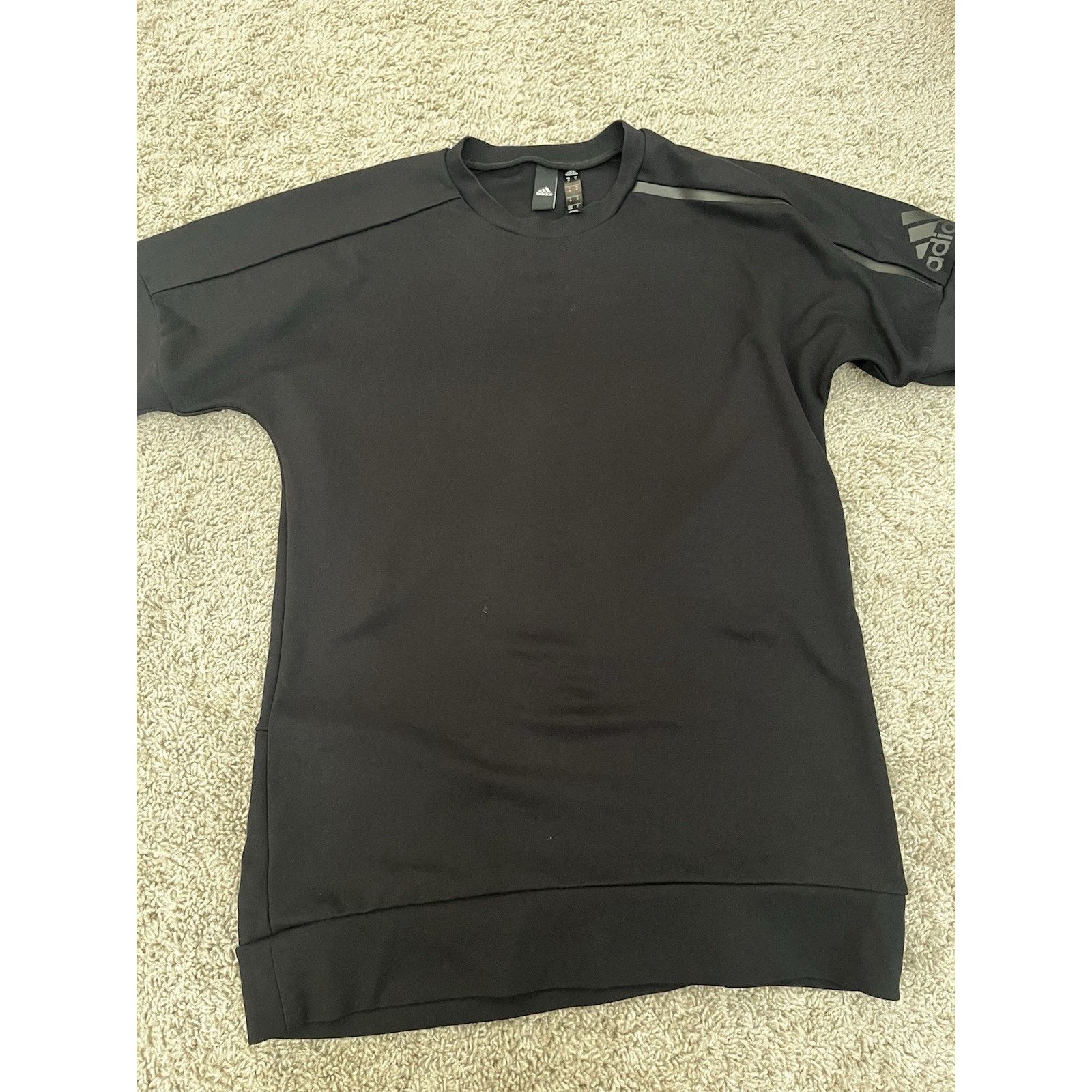Adidas Adidas M Black Athletic Training Cycling Rear Zip Pocket Size US M / EU 48-50 / 2 - 2 Thumbnail