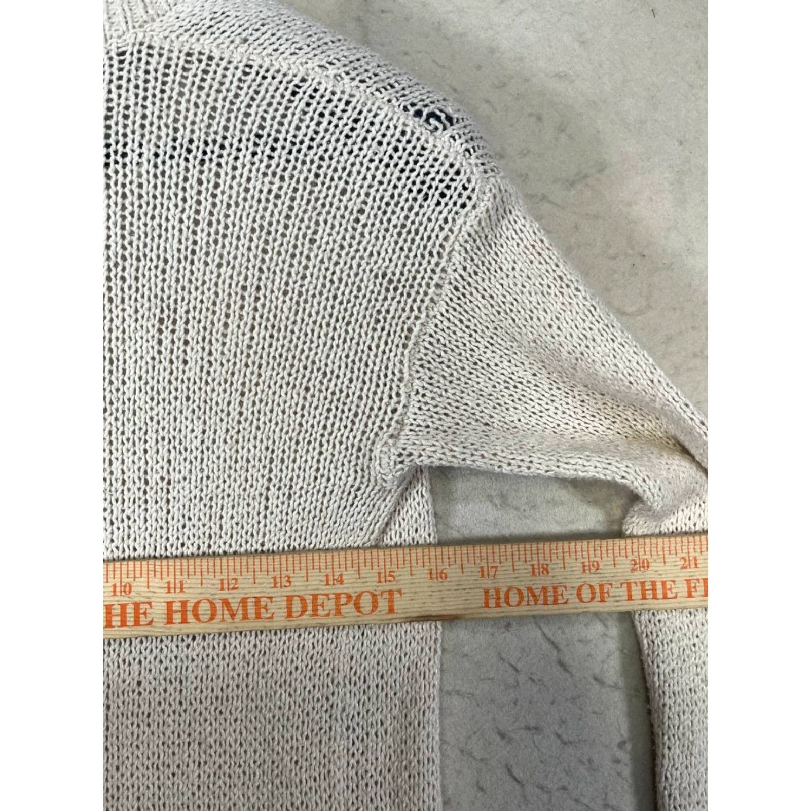 Vintage Roxy Cardigan Womens XS Beige Open Knit Boho Hippie Winter Size XS / US 0-2 / IT 36-38 - 3 Thumbnail