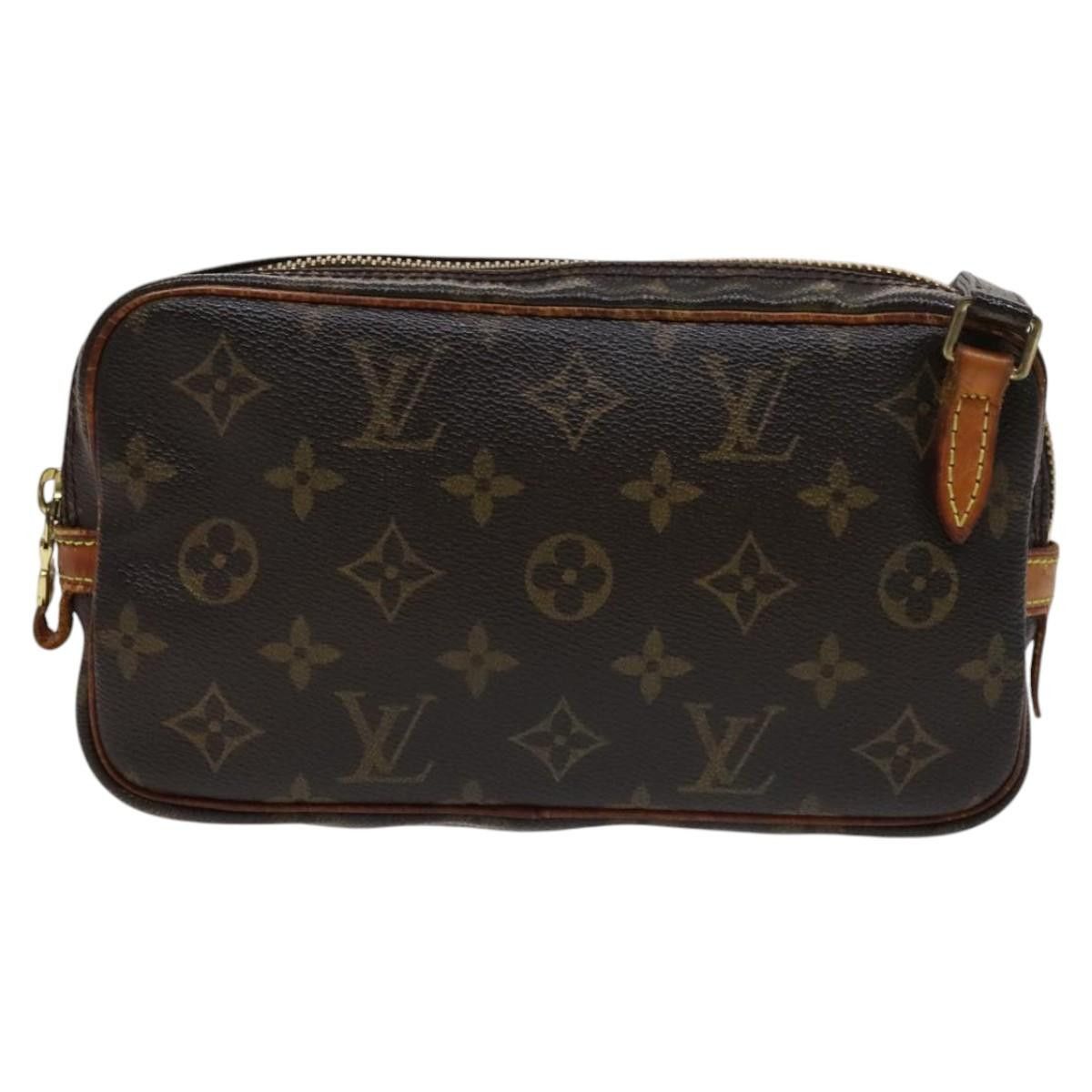 Louis Vuitton Marly Brown Canvas Shoulder Bag (Pre-Owned) Size ONE SIZE - 1 Thumbnail