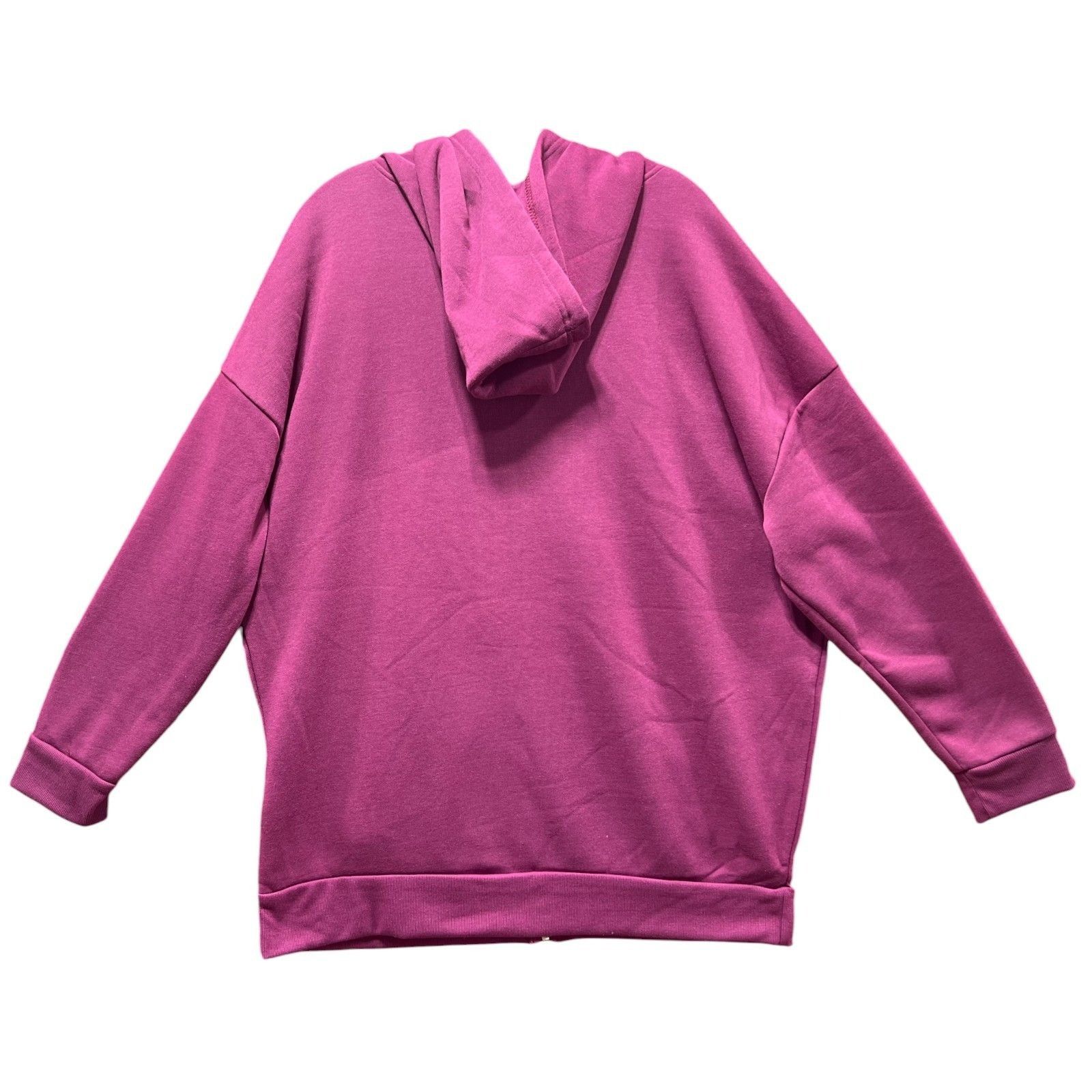 rue21 Rue 21 - Women's Long Sleeve Hooded Sweatshirt - Purple - 1X Size XL / US 12-14 / IT 48-50 - 2 Thumbnail