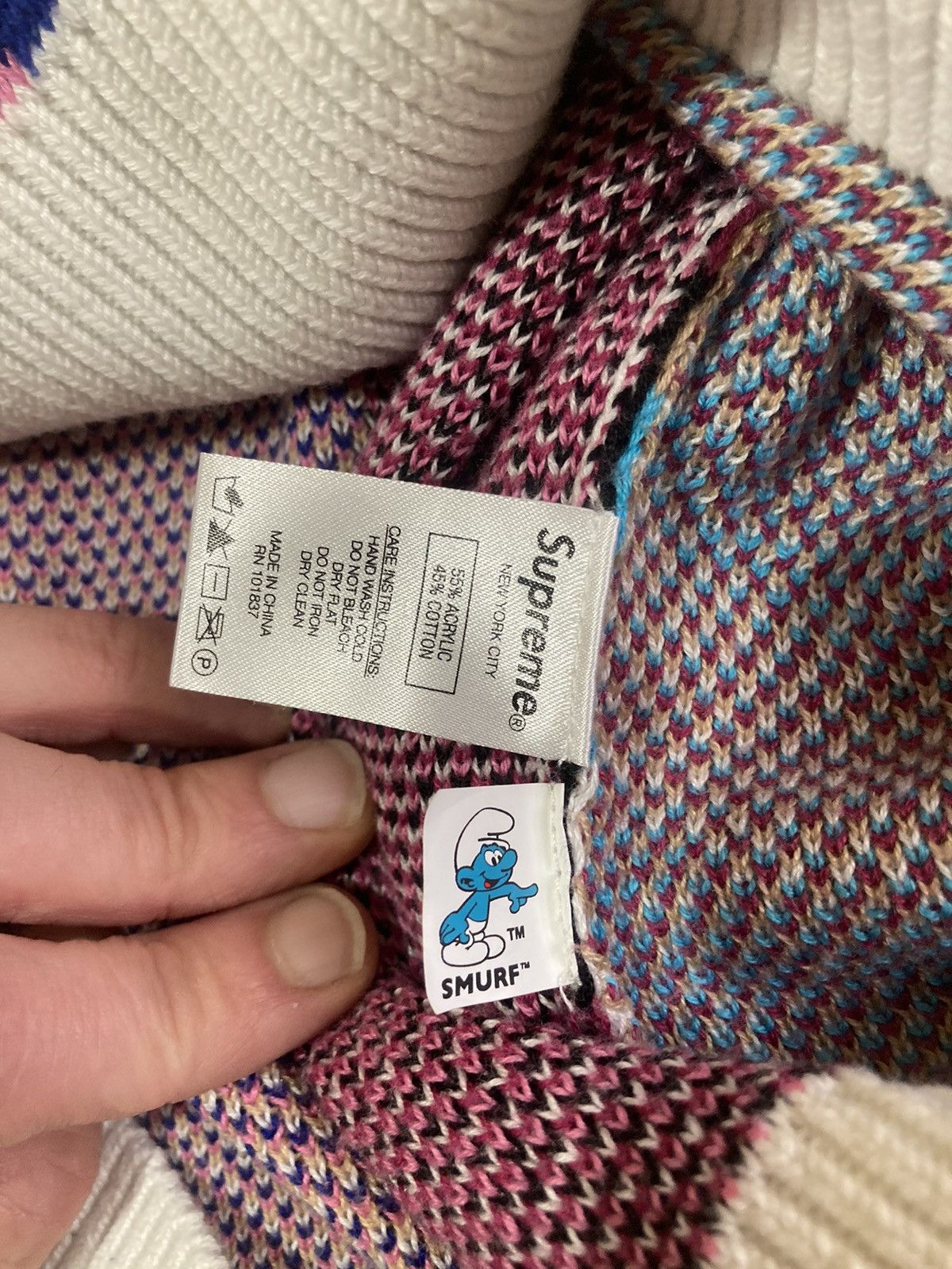 Supreme Supreme knit smurfs Size US M / EU 48-50 / 2 - 5 Thumbnail