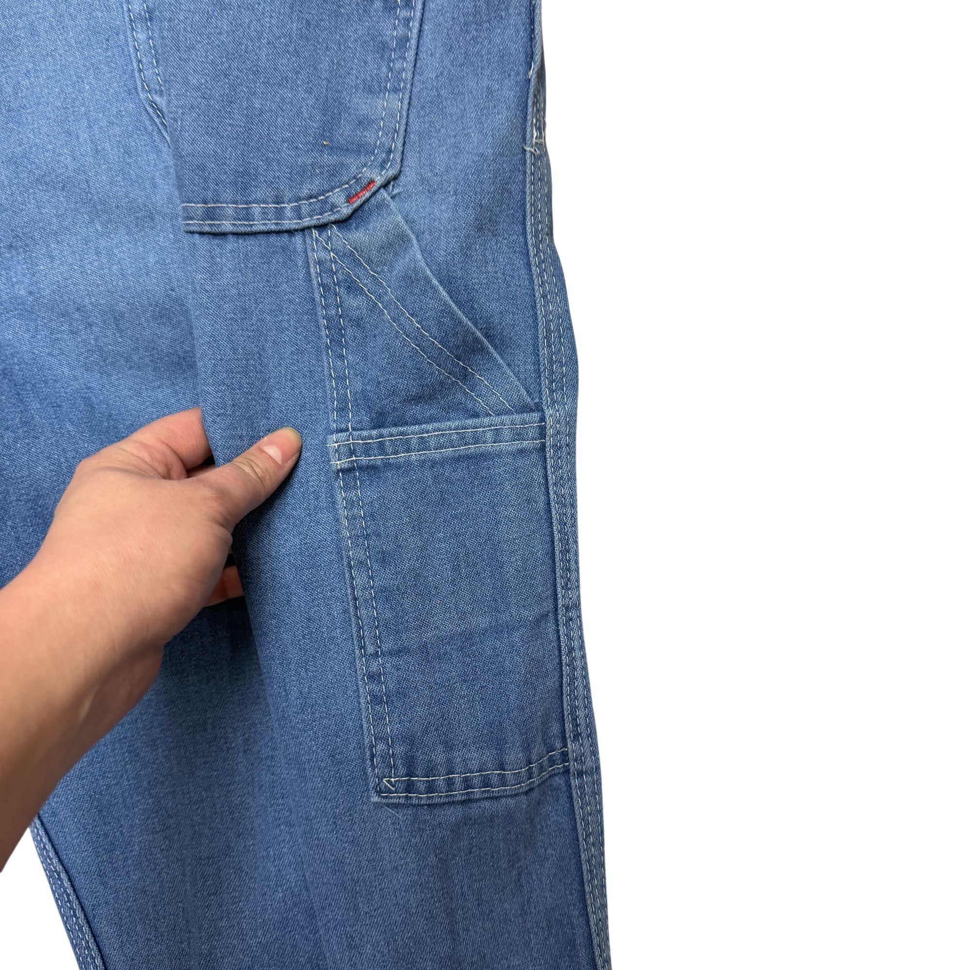 Big Mac Vtg Big Mac Blue Jean Square Bak BIB Overalls Size US 38 / EU 54 - 10 Thumbnail