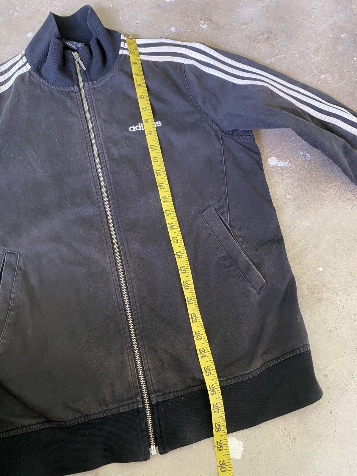 Adidas Vintage Adidas 3 Stripe Track Jacket Black Size US M / EU 48-50 / 2 - 15 Thumbnail