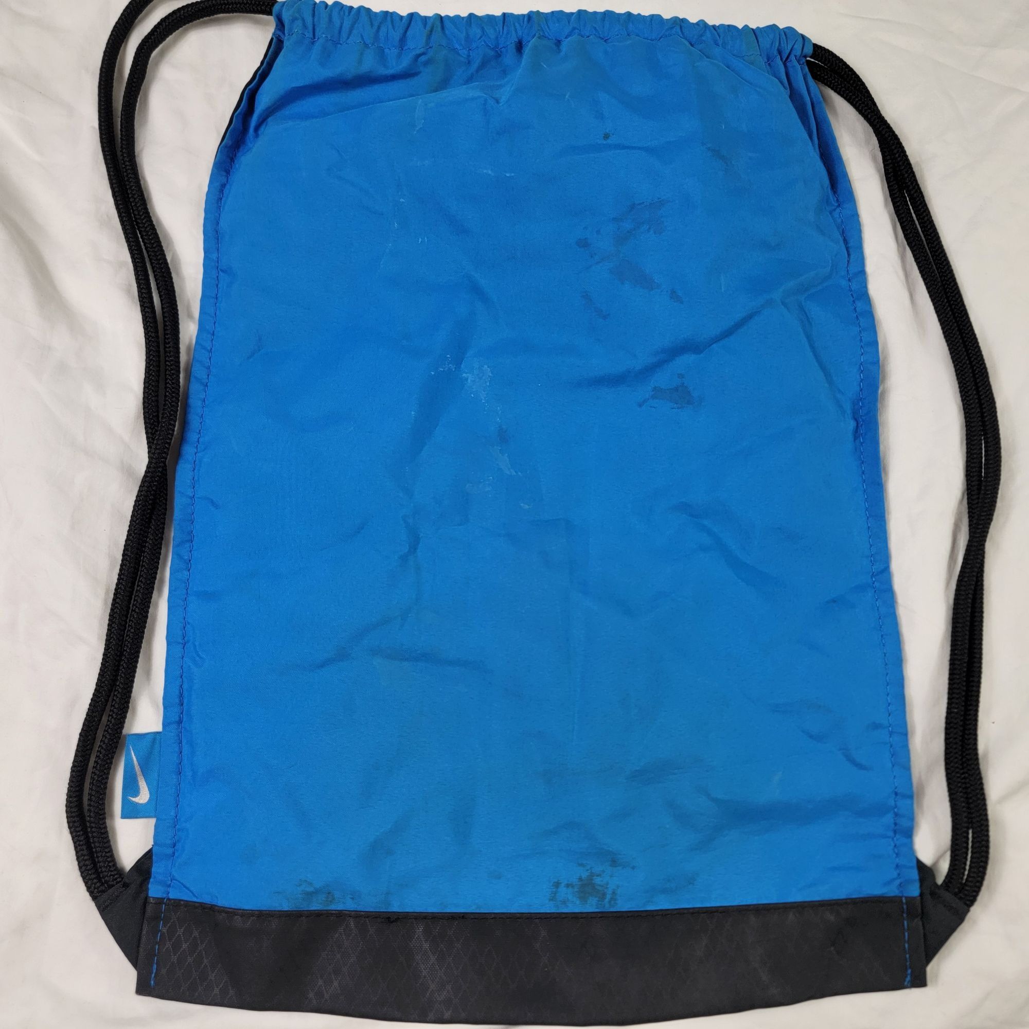 Nike Nike Vapor Blue Black Drawstring Cinch Backpack Bag Training Size ONE SIZE - 2 Thumbnail