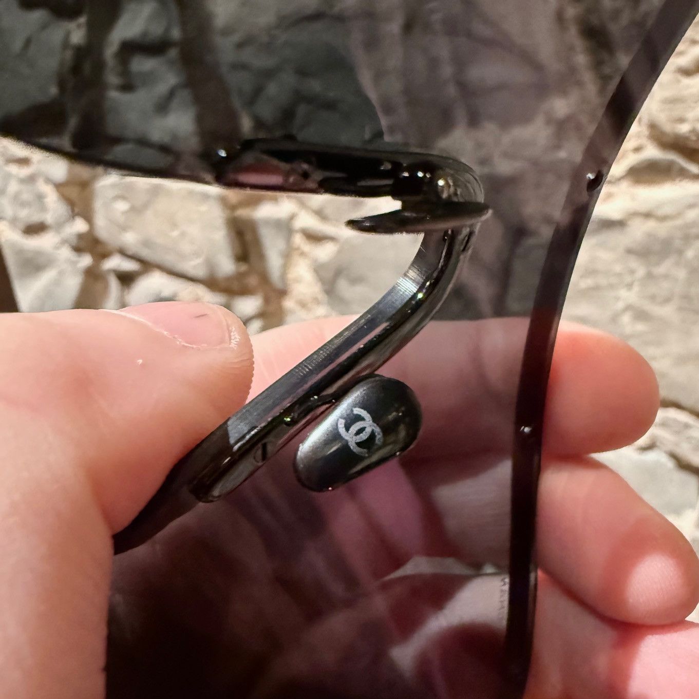 Chanel Chanel 2023 Coco Beach Black Shield Logo Sunglasses Size ONE SIZE - 11 Thumbnail
