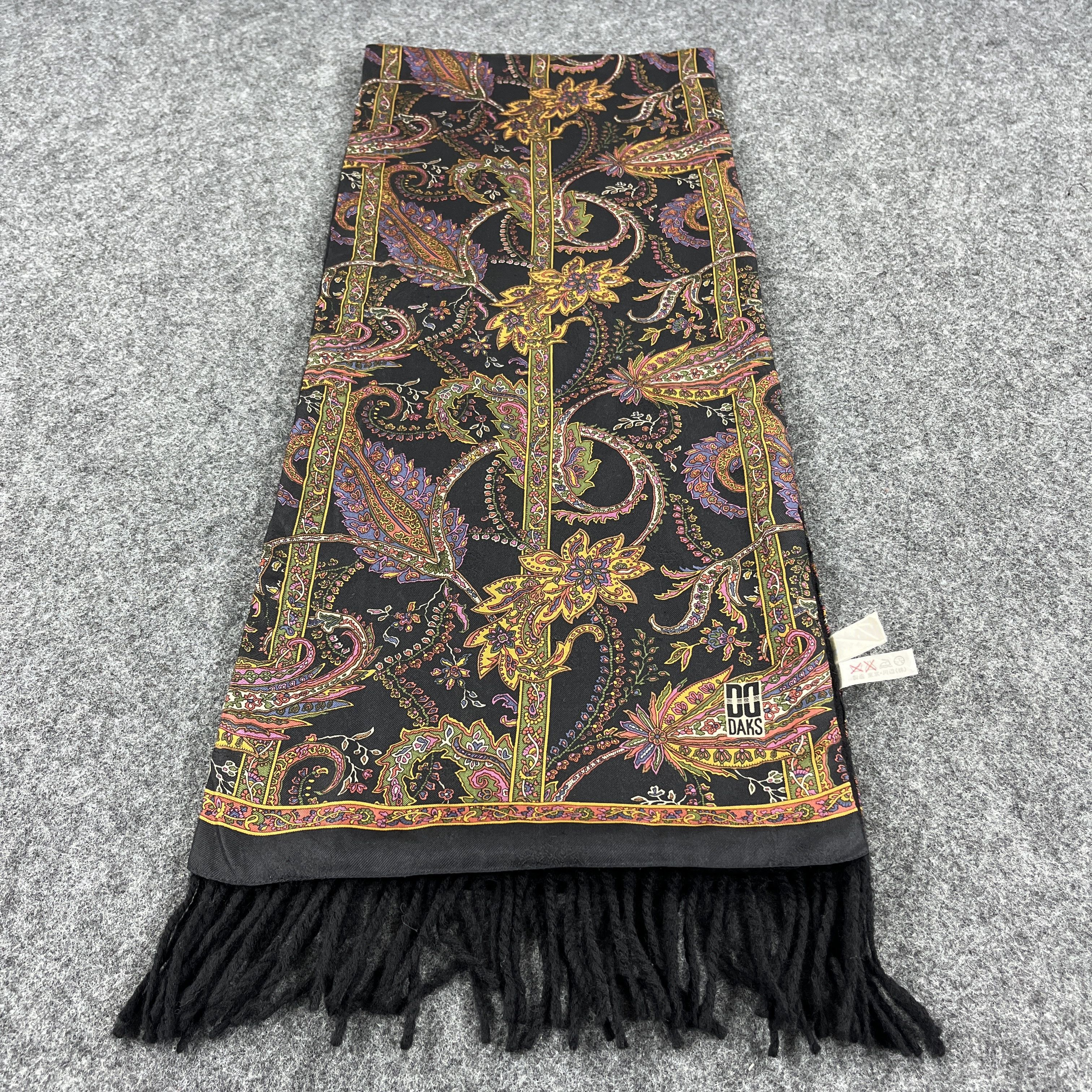 DAKS Daks London Silk Scarf / Muffler / Neckwear T1172 Size ONE SIZE - 2 Thumbnail