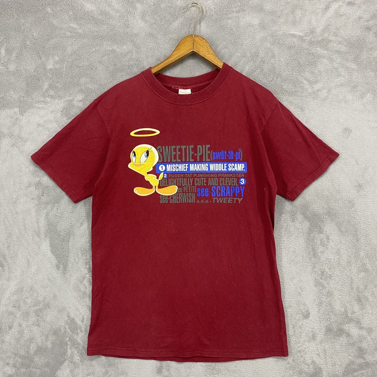 Cartoon Network × Vintage Vintage Tweety Tee Size M Made In Usa Size US M / EU 48-50 / 2 - 1 Thumbnail
