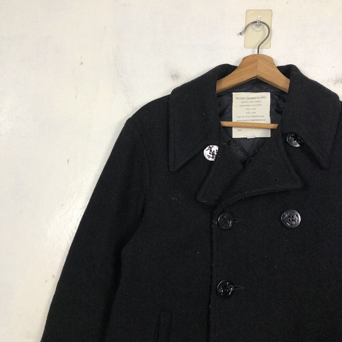 Japanese Brand 📌Vintage Wool Peacoat Usa Double Breast Issey Miyake Size US L / EU 52-54 / 3 - 9 Thumbnail