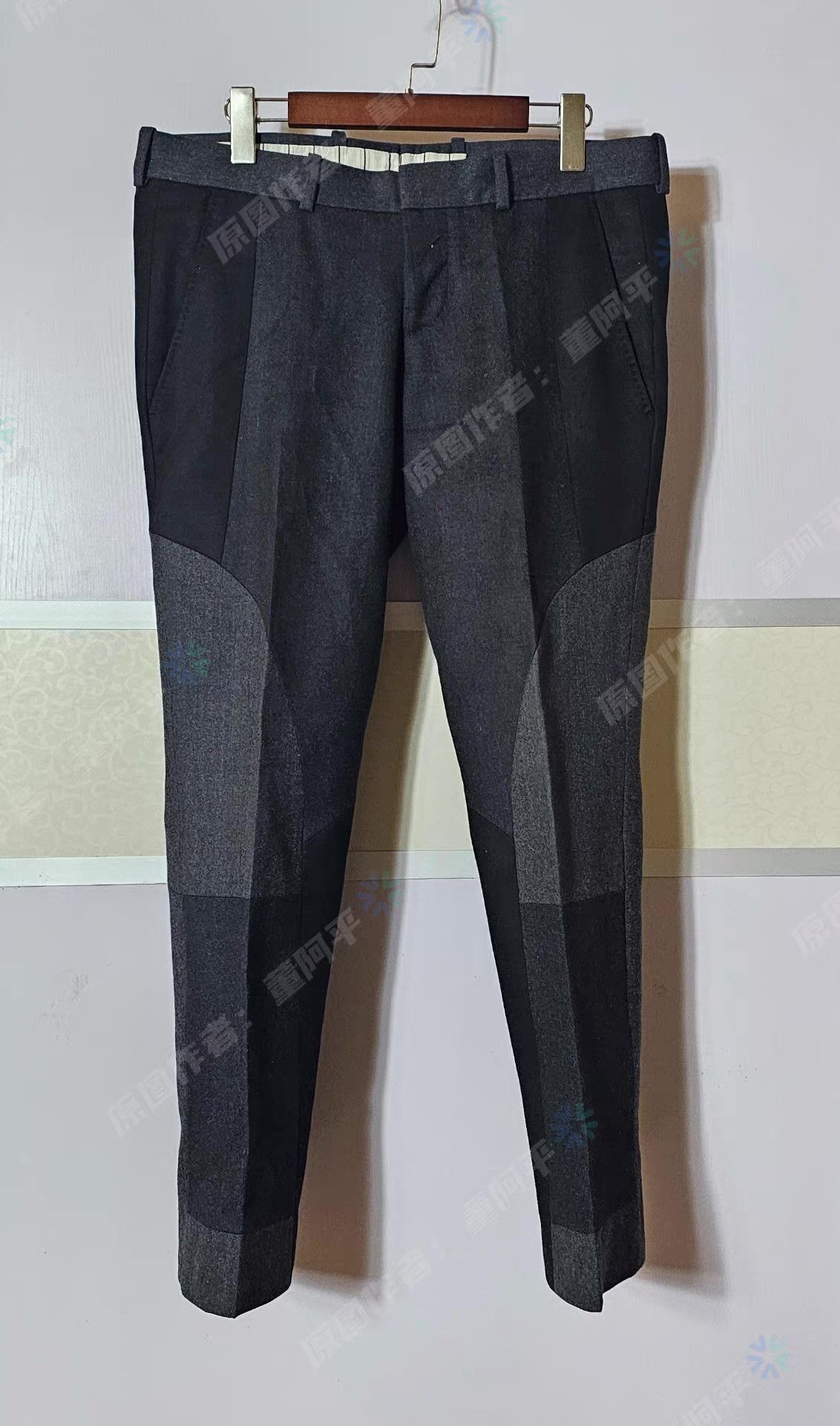 Alexander McQueen AlexanderMcQueenMainline Men'sWool BlendPatchSuit Jacket Q4 Size 48R - 8 Thumbnail
