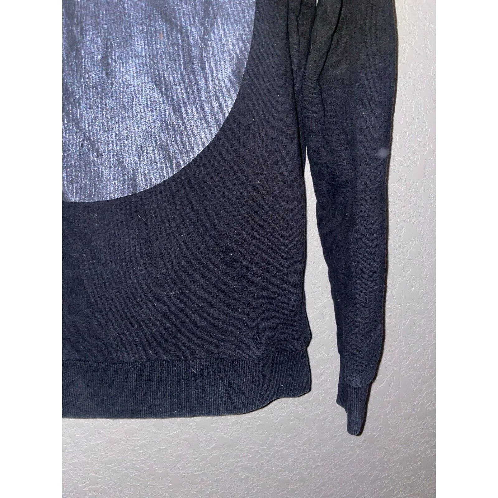 Forever 21 Womens Forever 21 Contemporary Sweatshirt Black Crewneck Y2K Size M / US 6-8 / IT 42-44 - 5 Thumbnail