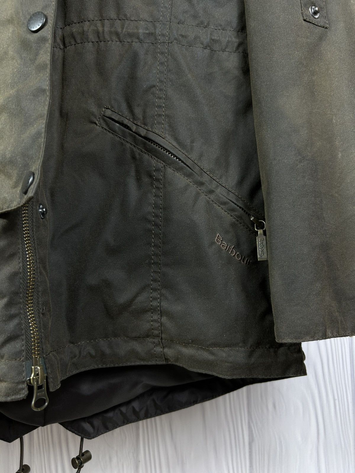 Barbour Barbour Winter Force Waxed Parka Jacket Size 10 Size M / US 6-8 / IT 42-44 - 6 Thumbnail