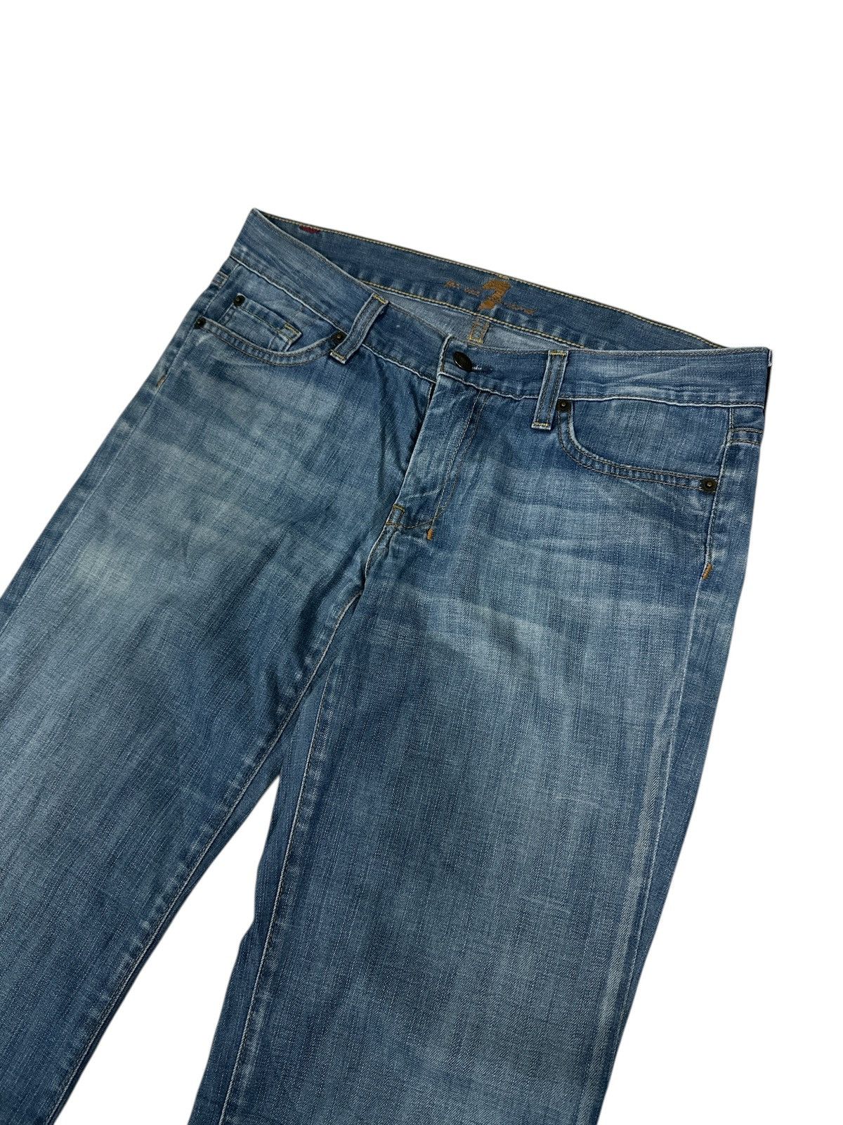 Japanese Brand Seven For All Makind 🎌💥 Flare Bootcut Vintage 90s Style 🎌💥 Size US 32 / EU 48 - 6 Thumbnail