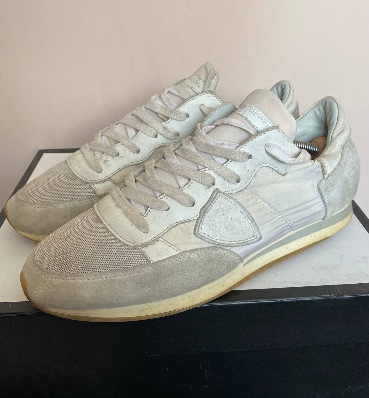 Philippe Model Philippe Model Tropez Color block Low Top Sneaker White Size US 8 / EU 41 - 3 Thumbnail