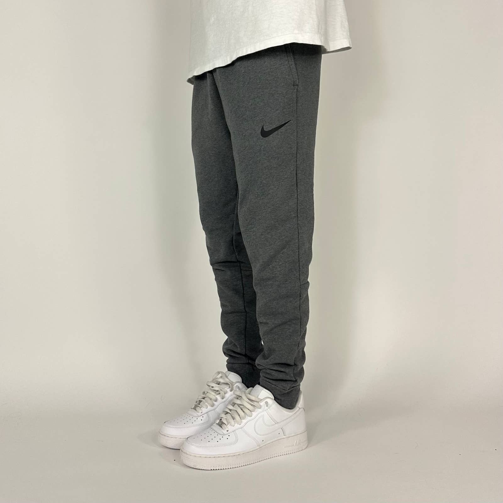 Nike × Nike ACG Y2k Heather Gray Nike Drill Streetwear Sweatpants Size US 32 / EU 48 - 1 Thumbnail
