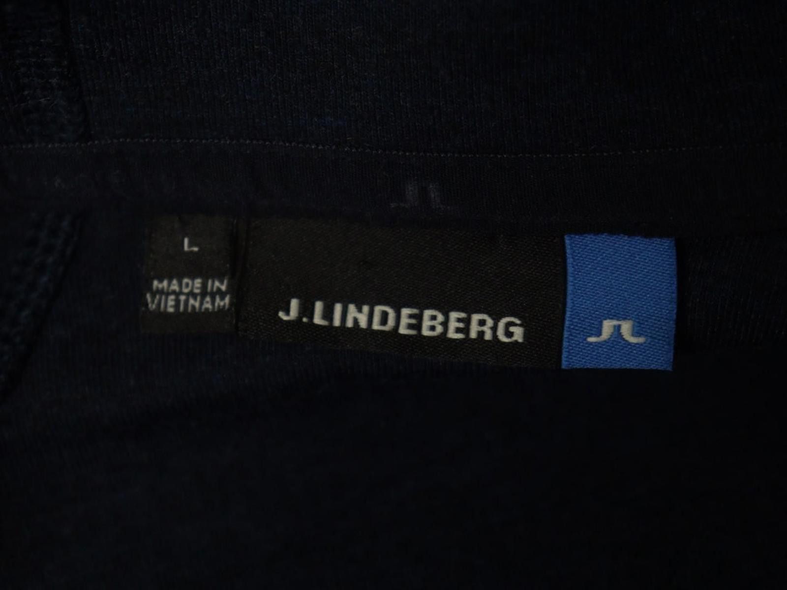 J.Lindeberg J.Lindeberg Navy Zip Pocket Athletic Hooded Jacket Size L Size L / US 10 / IT 46 - 9 Thumbnail