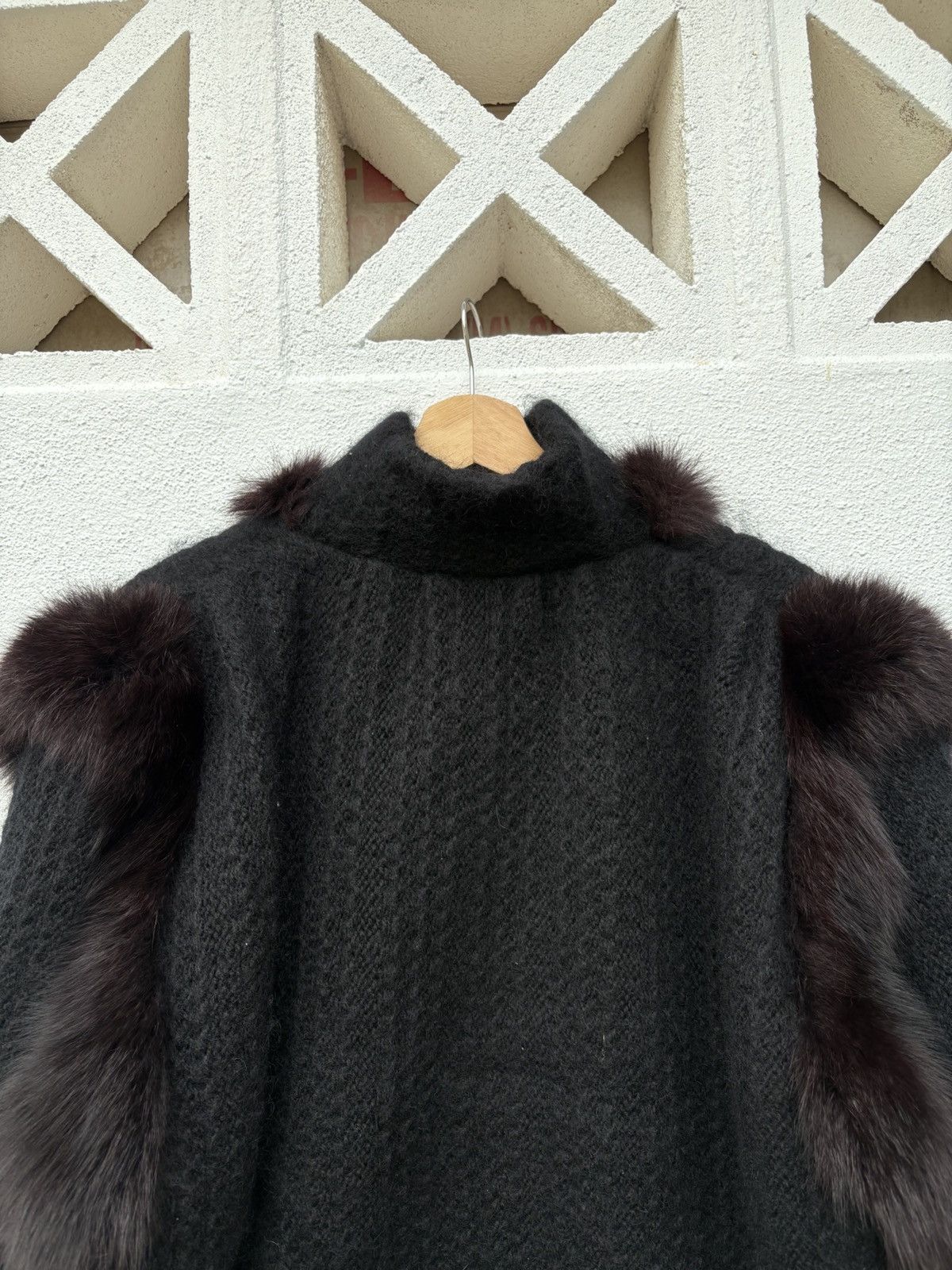 Vintage Vintage Fox Fur Shag Shaggy Cardigan Jacket LGB Inspired Size US M / EU 48-50 / 2 - 7 Thumbnail