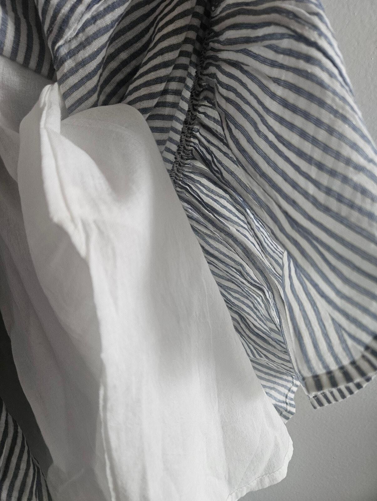 Other Sezane Size 38 Striped Ruffle Hem Spaghetti Strap Dress Size M / US 6-8 / IT 42-44 - 5 Thumbnail