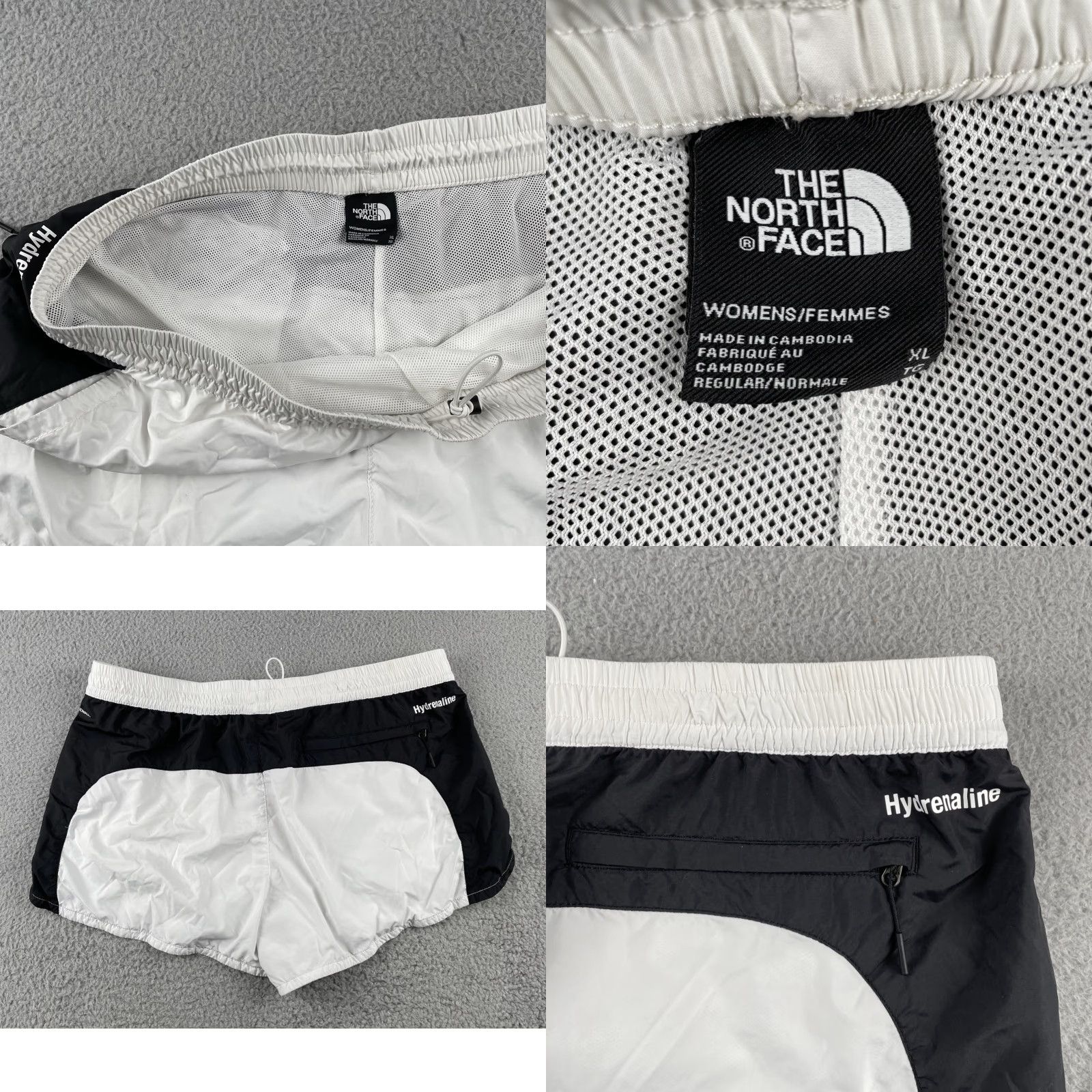 The North Face VINTAGE The North Face Hydrenaline Windfall Fitness Shorts Womens XL Draw String White Size 40" / US 18 - 8 Thumbnail