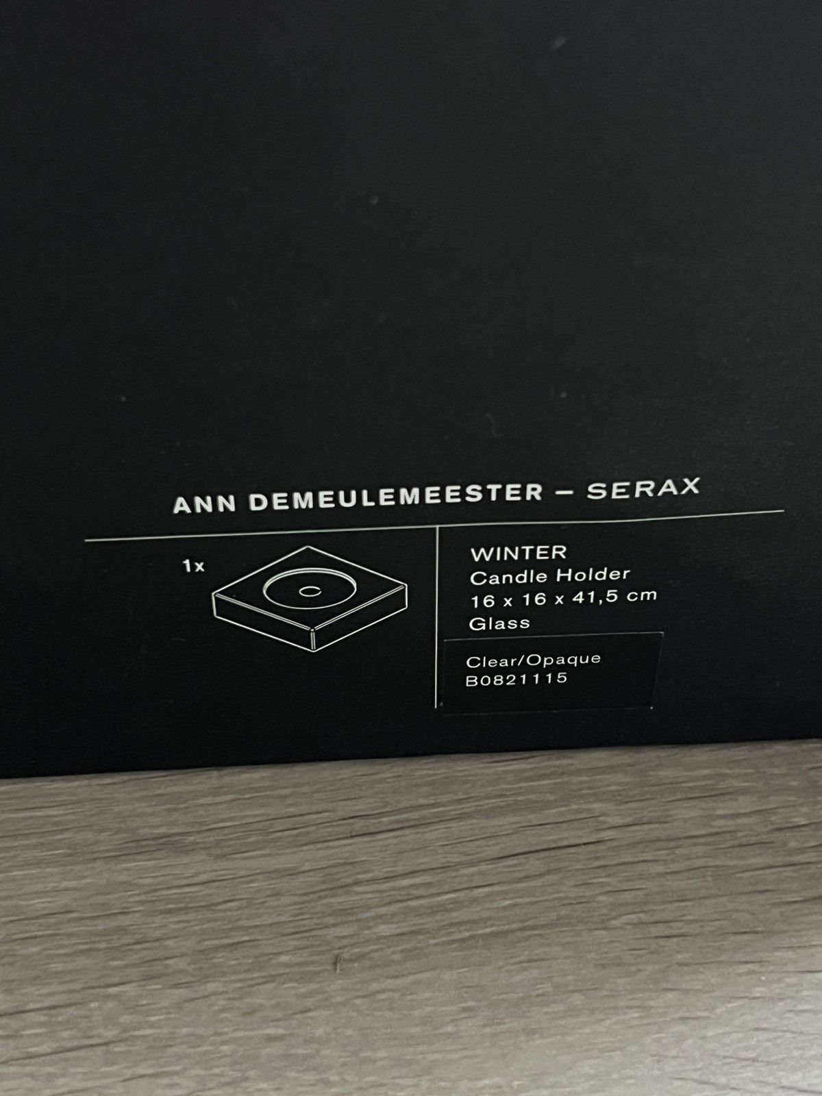 Ann Demeulemeester Ann Demeulemeester x Serax Candle Holder Size ONE SIZE - 5 Thumbnail