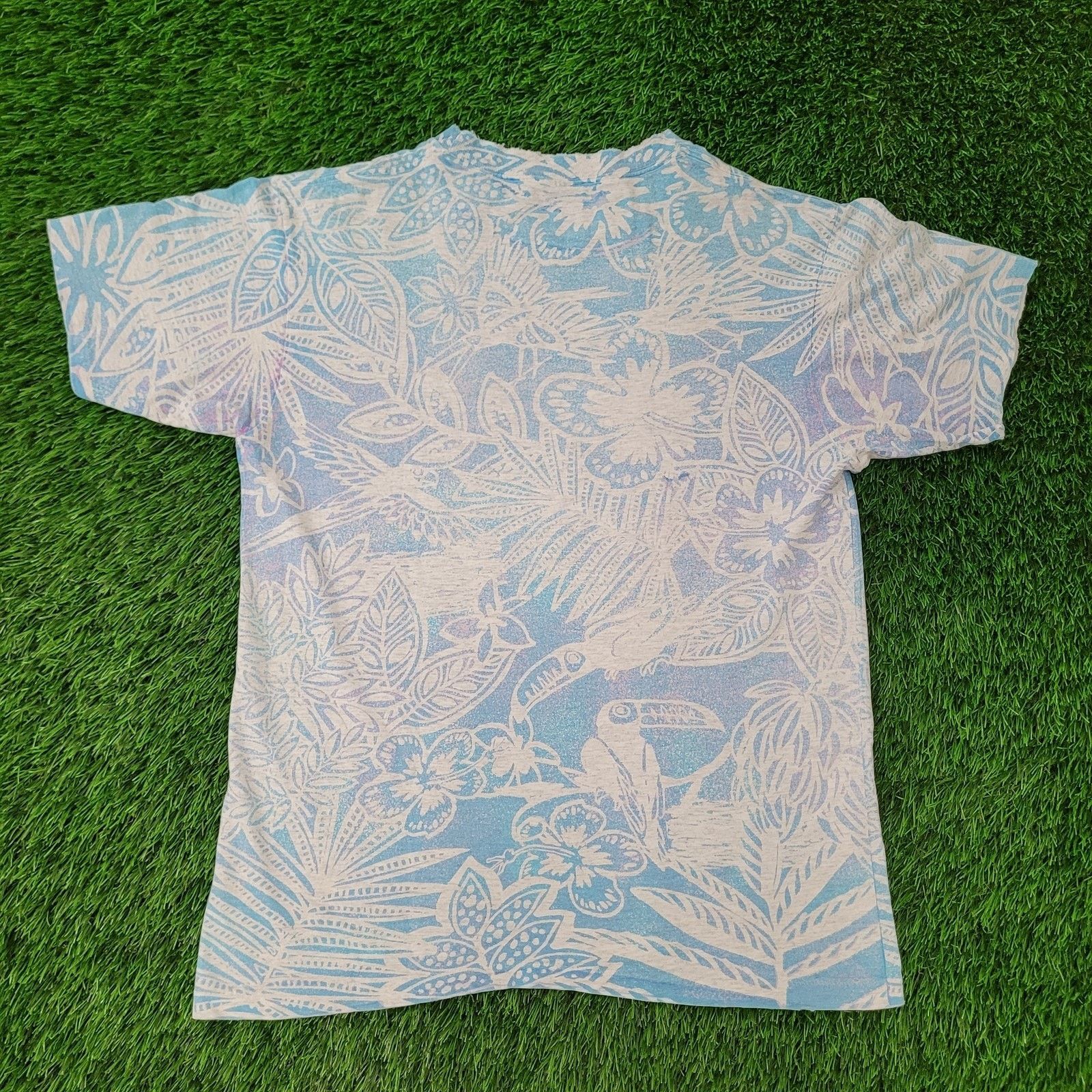 Other Vintage 80s Tropical Hawaii Shirt Womens Large 21x26 AOP USA Size L / US 10 / IT 46 - 5 Thumbnail