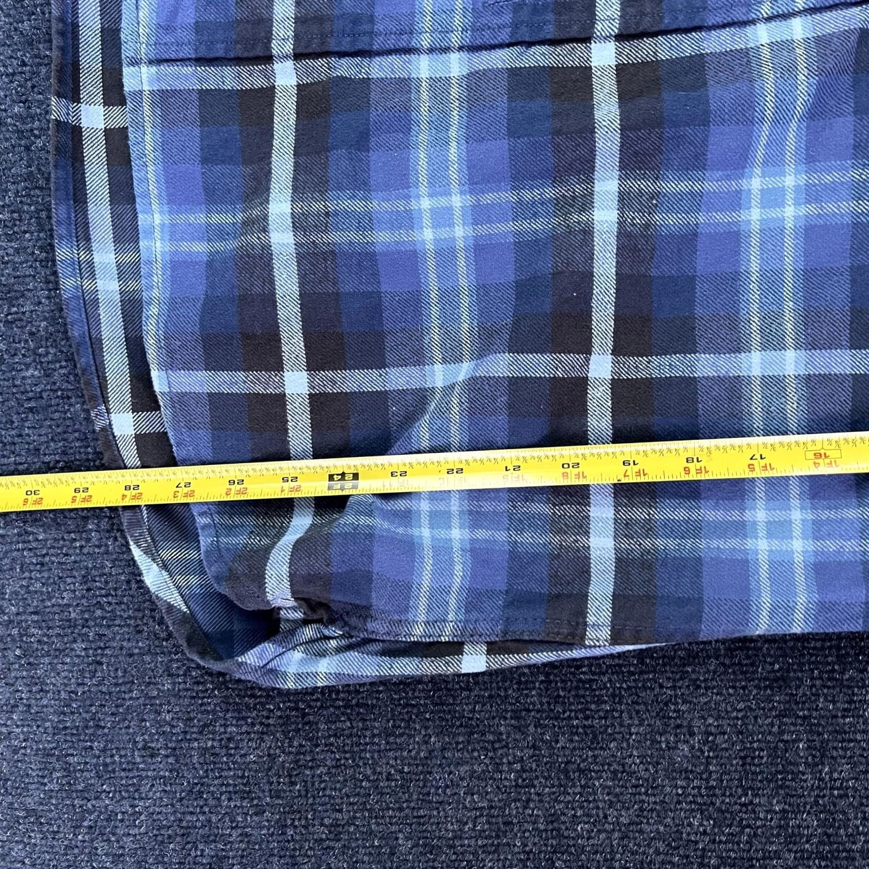 Vintage JACHS Heritage Flannel Shirt Mens L Blue Plaid Long Sleeve Button Up Casual Size US L / EU 52-54 / 3 - 6 Thumbnail