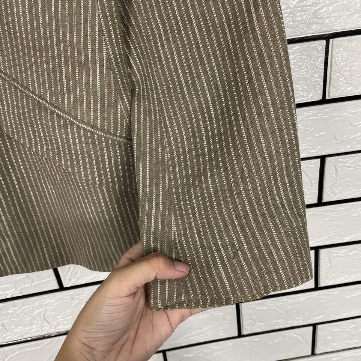 agnes b. Agnes B Stripe Women Jacket Size M / US 6-8 / IT 42-44 - 13 Thumbnail