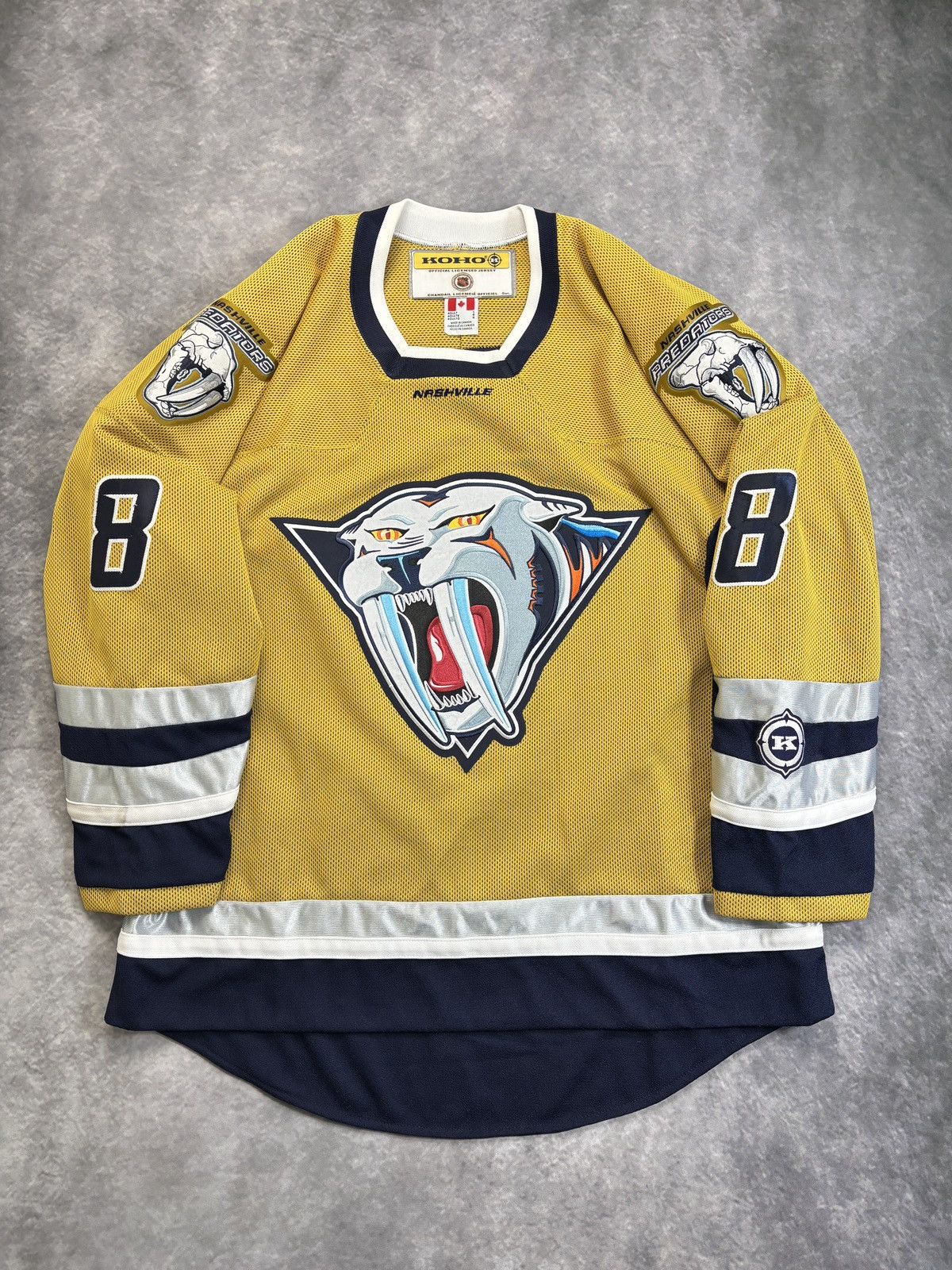 Vintage Nashville Predators Hockey Jersey 2000-01 90s Patch