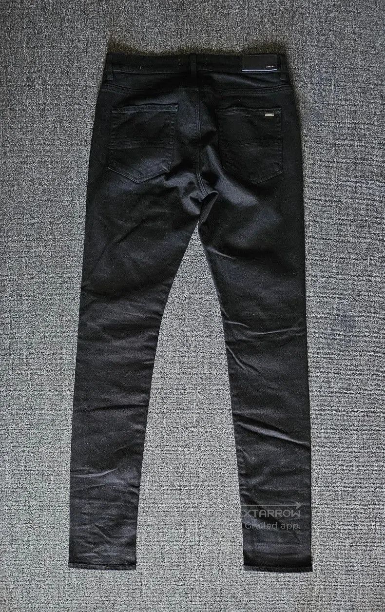 Amiri Amiri MX1 Distressed Black Jeans. Size US 33 - 3 Thumbnail