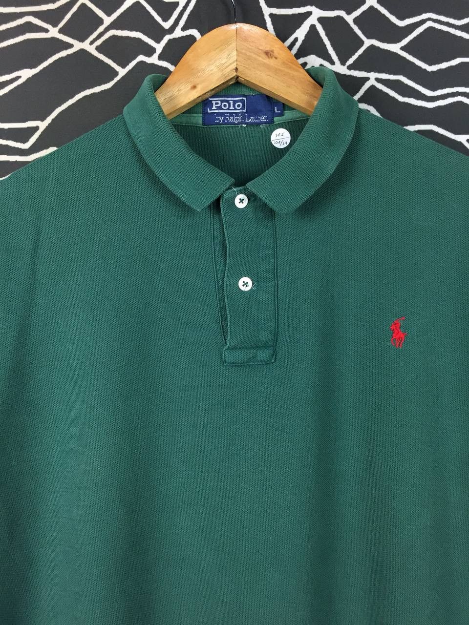 Polo Ralph Lauren Vtg Polo Ralph Lauren Small Logo Pique Polo Shirt Size US L / EU 52-54 / 3 - 3 Thumbnail