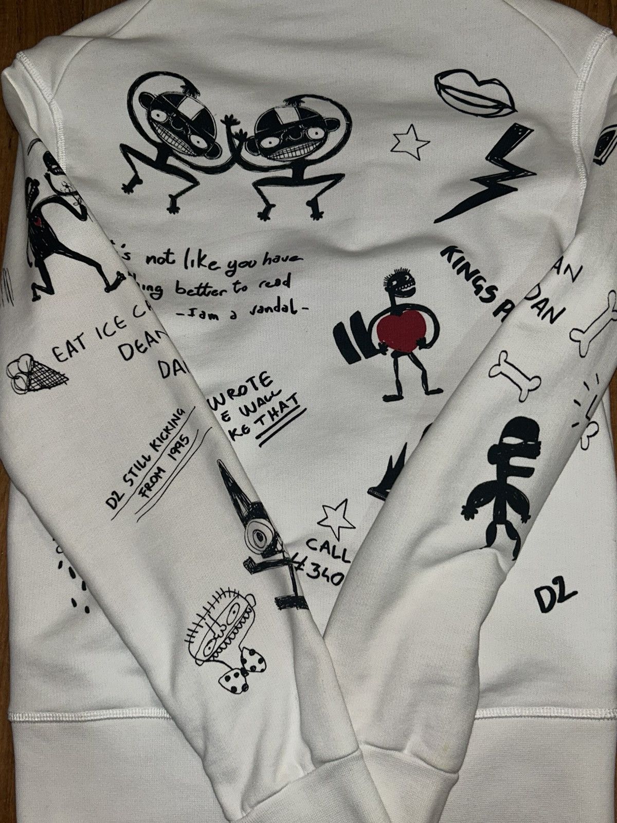 Dsquared2 Zip up turtle neck art full print dsquared2 Size US XS / EU 42 / 0 - 5 Thumbnail