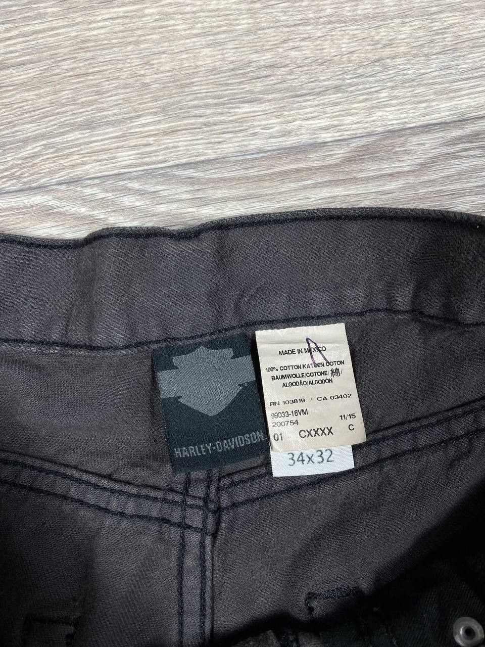 Harley Davidson × Vintage Vintage Y2K Harley Davidson Denim Jeans Size US 34 / EU 50 - 6 Thumbnail