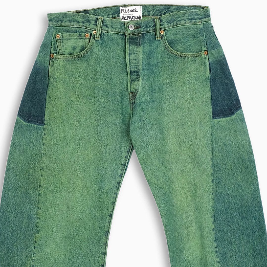 Japanese Brand × Levi's × Vintage REPEAT PLUS 002 Dirty Green 34 size (RP002G3402) Size US 34 / EU 50 - 3 Thumbnail
