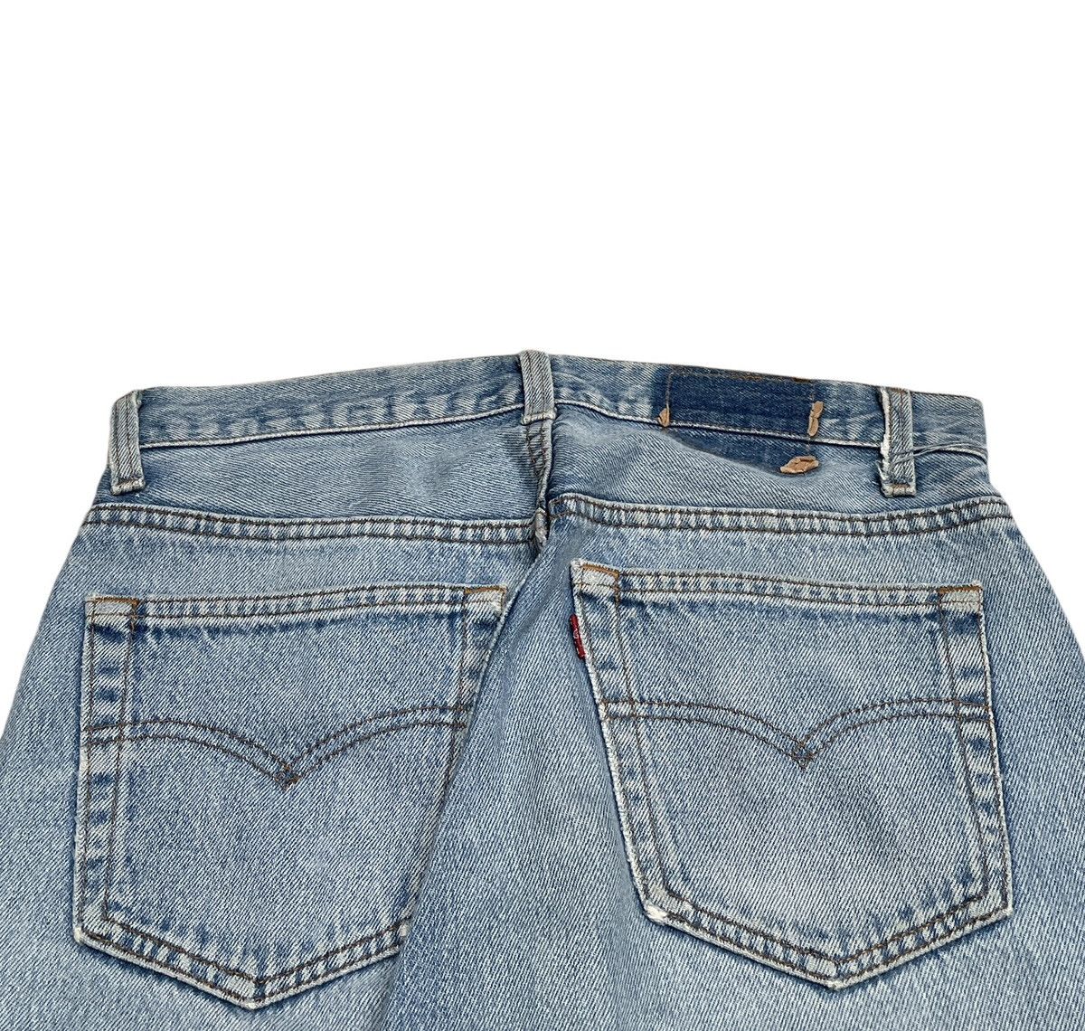Levi's 32x34 Rare Design Vintage Levis 501 Made In Usa Jeans 1980s Size US 32 / EU 48 - 4 Thumbnail