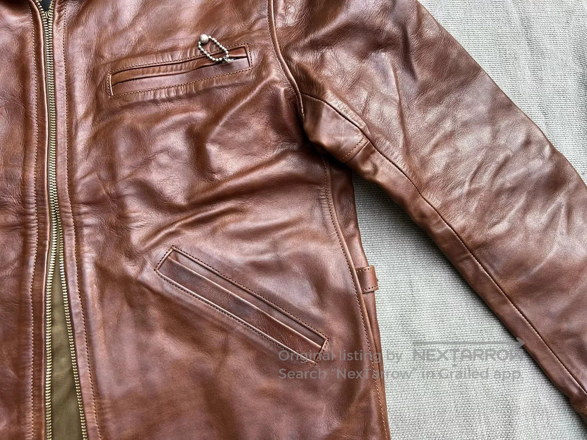 Eastman Leather Clothing Eastman Leather Horsehide Brown Jacket. Size US XXS / EU 40 - 4 Thumbnail