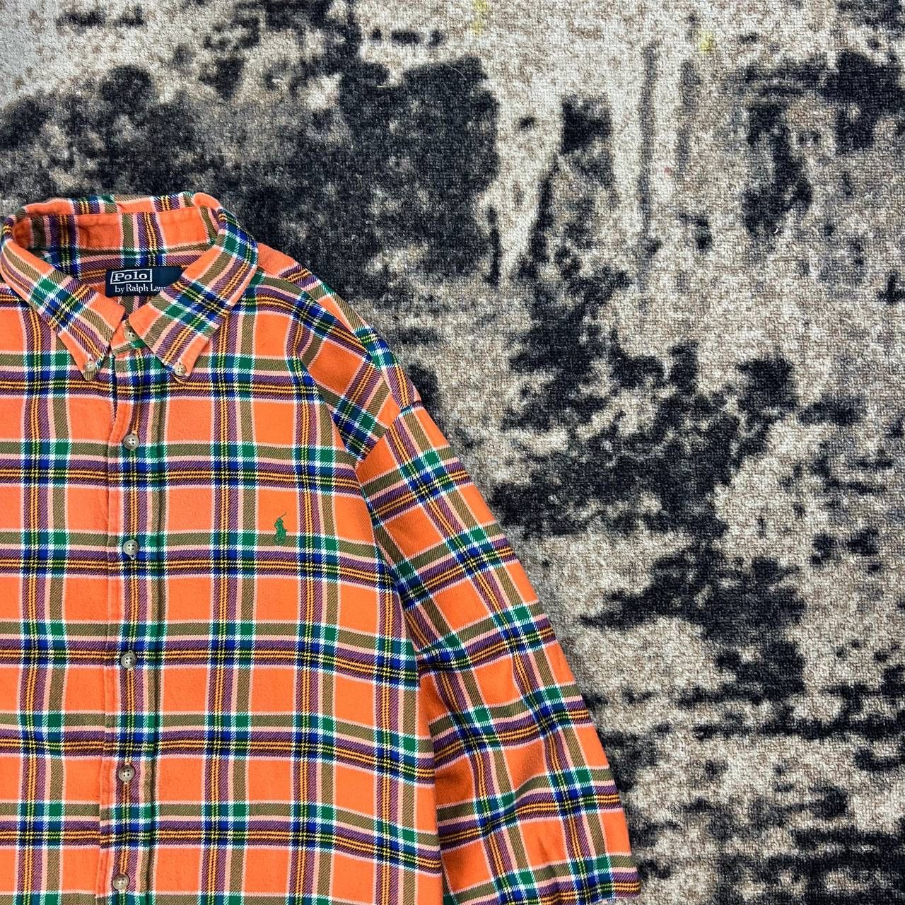 Polo Ralph Lauren Polo Ralph Lauren Vintage Plaid Flannel Button Up Shirt Size US XL / EU 56 / 4 - 2 Thumbnail