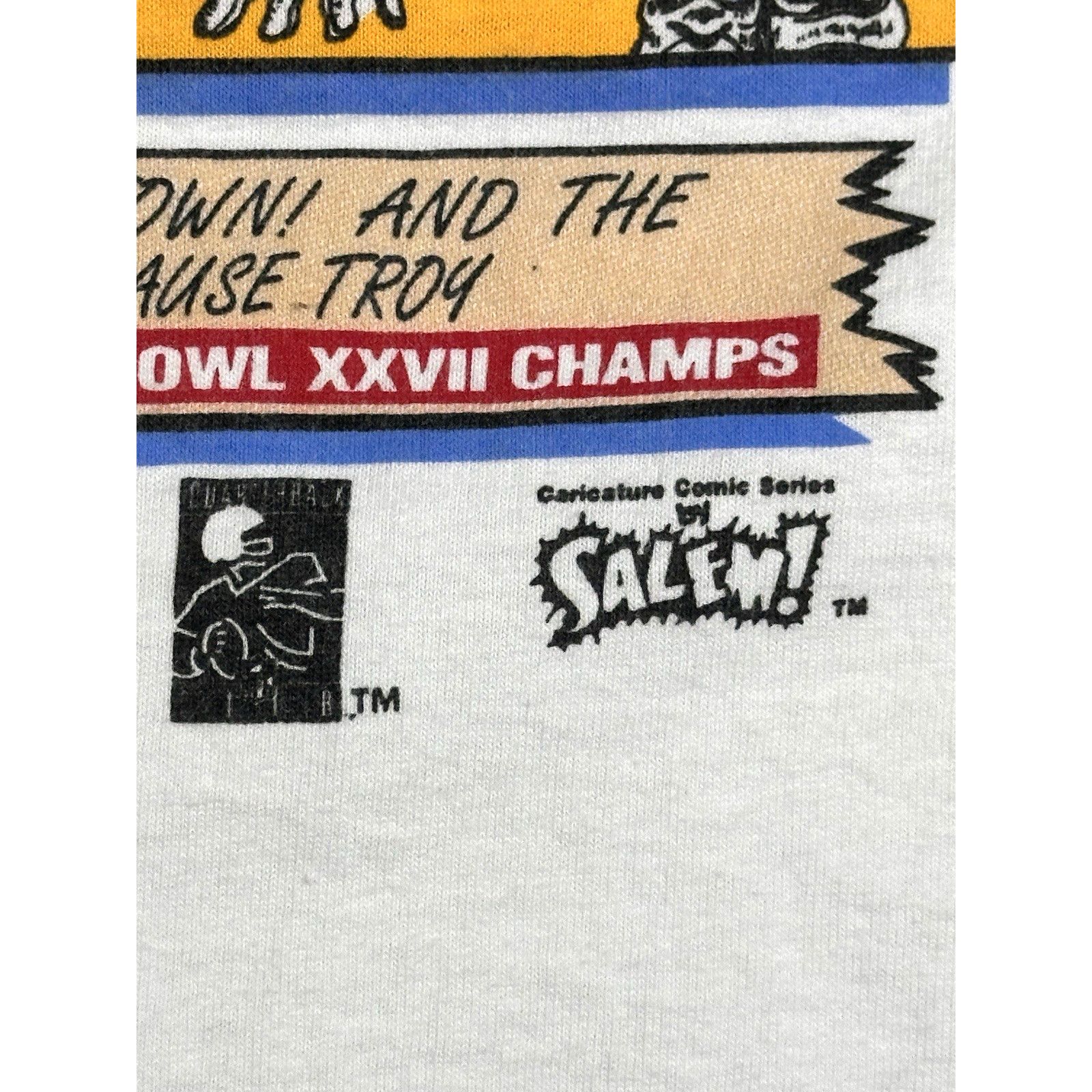 Salem Sportswear Salem Dallas Cowboys Aikman Triplets Comic Strip Sz M USA Size US M / EU 48-50 / 2 - 12 Thumbnail