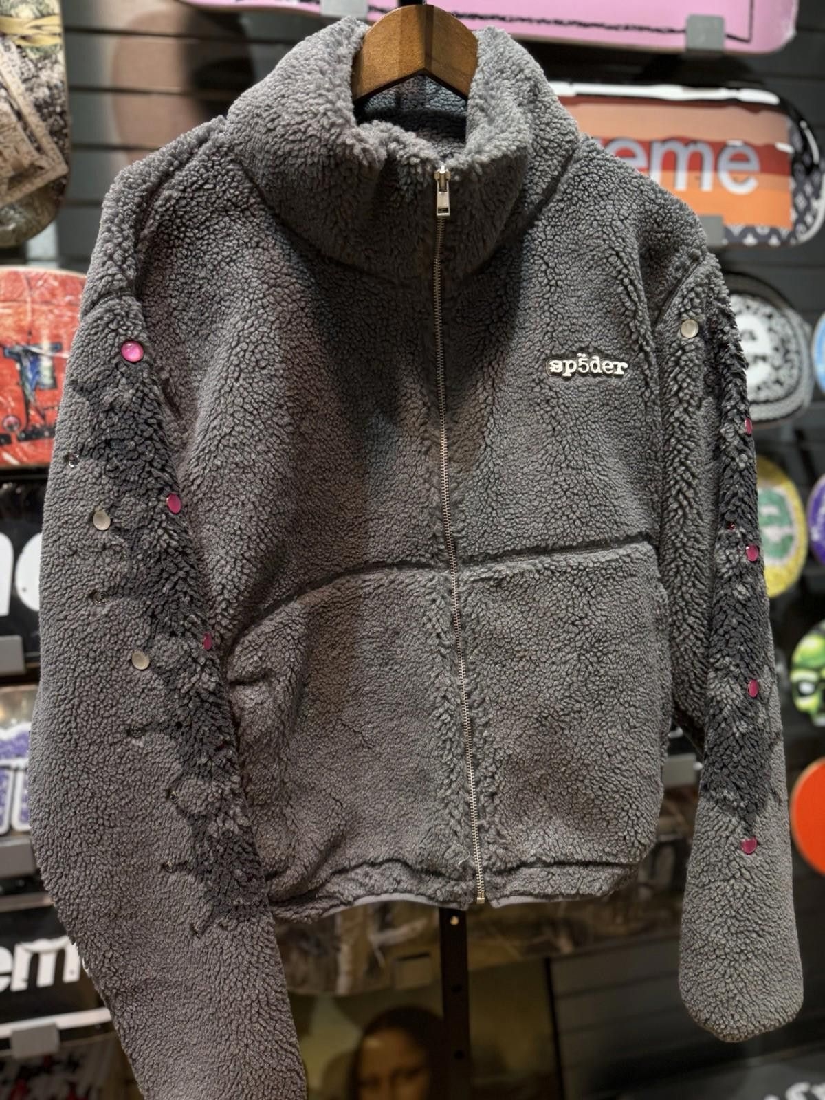 Sp5der Sp5der Worldwide Fleece Webstone Teddy Zip Up Medium NEW Size US M / EU 48-50 / 2 - 4 Thumbnail