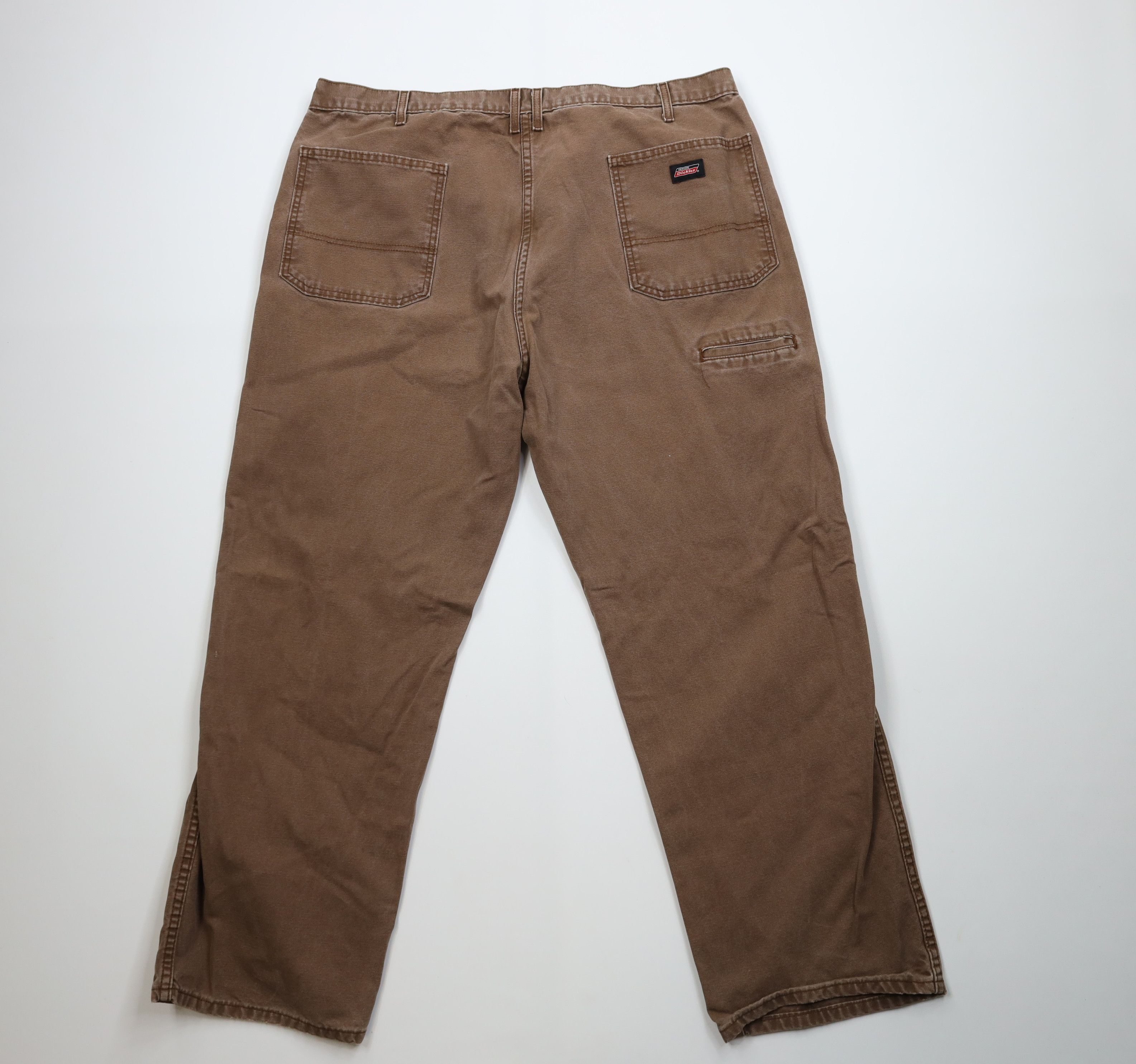 Dickies Vintage Y2K Dickies Workwear Wide Leg Dungaree Pants Brown Size US 42 / EU 58 - 11 Thumbnail