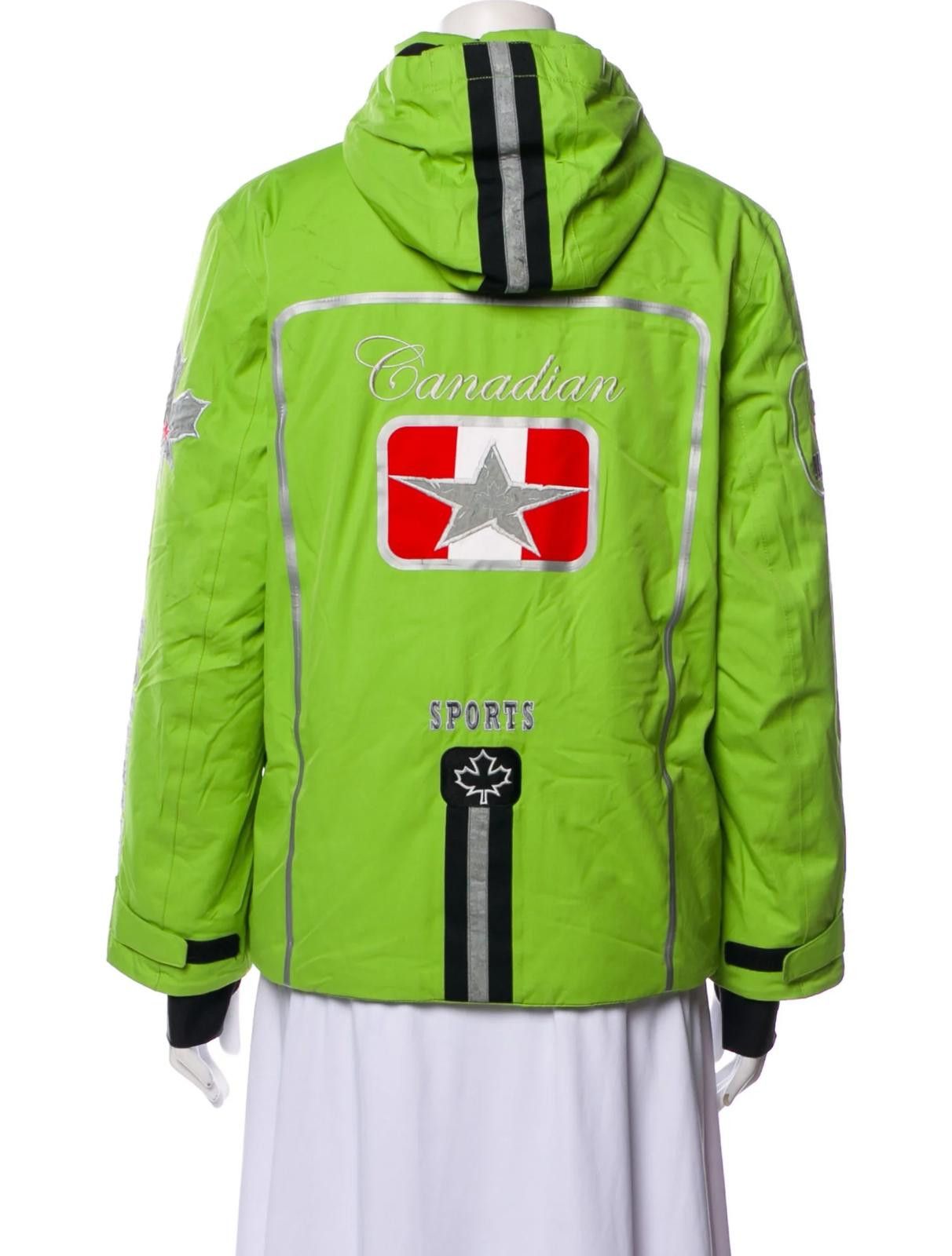 Bogner Bogner Vintage Green Ski Jacket w/Hood Sz: XL Size ONE SIZE - 3 Thumbnail