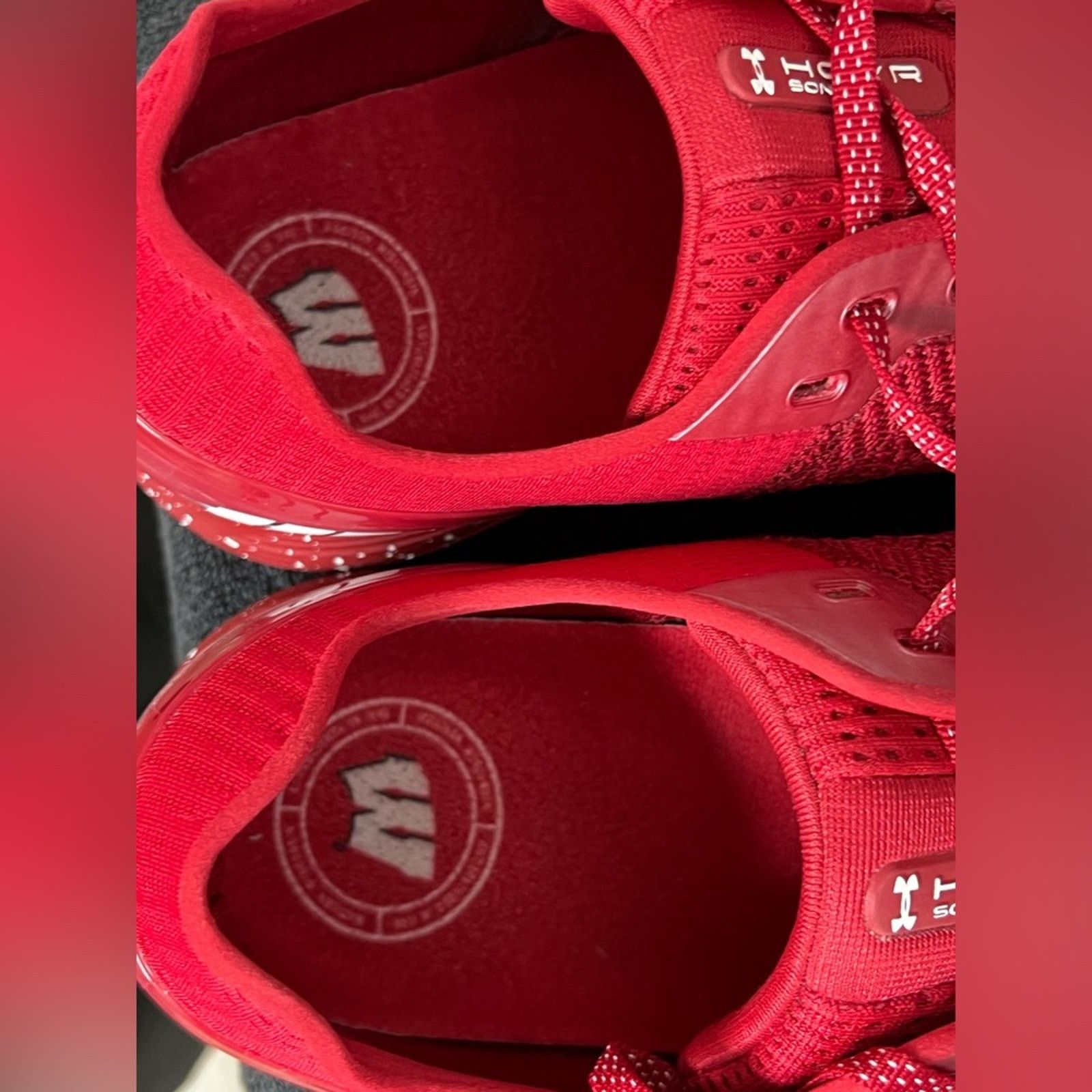 Under Armour Men's Under Armour HOVR Sonic 2 Wisconsin Badgers CLEAN RARE Size US 11.5 / EU 44-45 - 8 Thumbnail