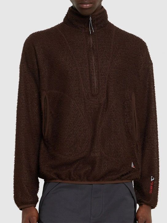 ROA o1lsvrm0425 Alpha Direct Half-Zip Sweatshirt in Dark Brown Size US L / EU 52-54 / 3 - 3 Thumbnail