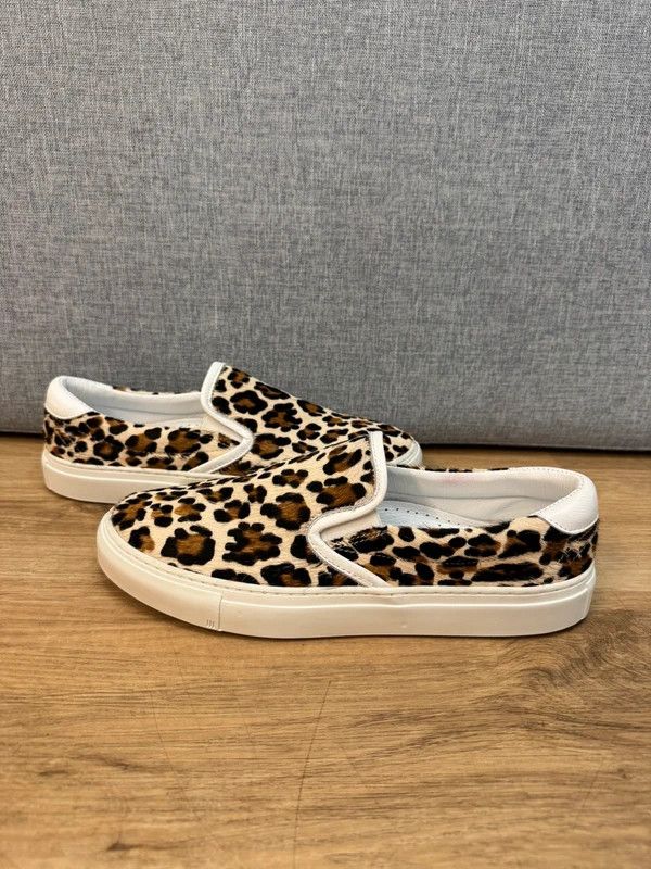 Diemme Diemme Garda Leather Slip On Flats Italy sneakers leopard 43 Size US 10 / EU 43 - 2 Thumbnail