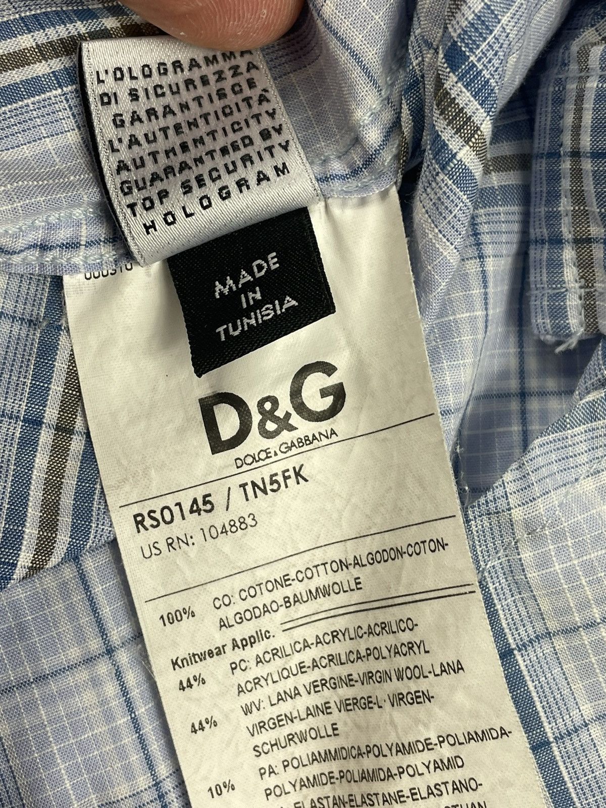 Dolce & Gabbana Dolce & Gabbana D&G striped shirt long rare vintage premium Size US XL / EU 56 / 4 - 9 Thumbnail