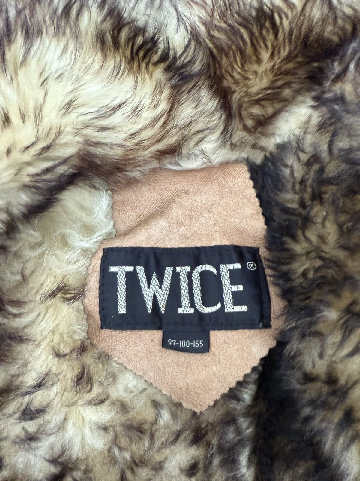 Genuine Leather × Waste(twice) TWICE SHEEPSKIN COAT DOUBLE POCKET FUR JACKET Size US L / EU 52-54 / 3 - 7 Thumbnail