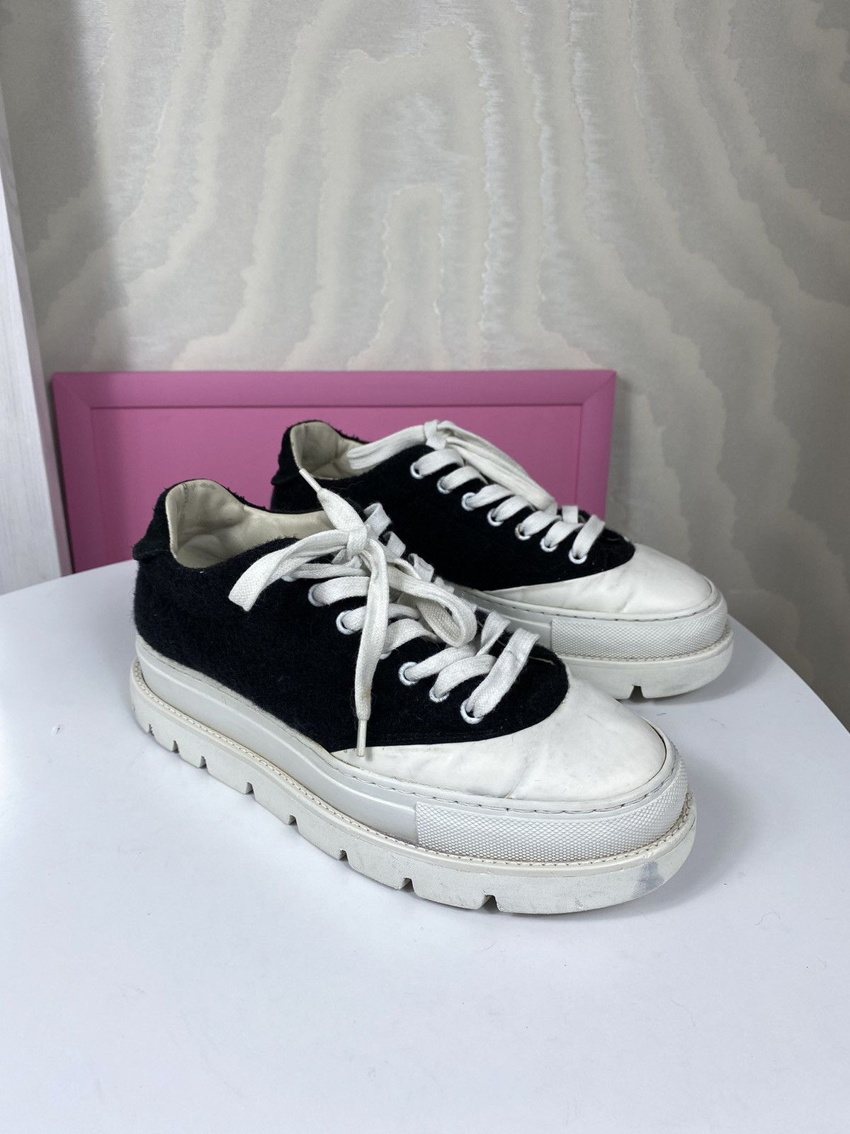 Maison Margiela MM6 Maison Margiela Platform Ponyhair Size US 8 / IT 38 - 3 Thumbnail