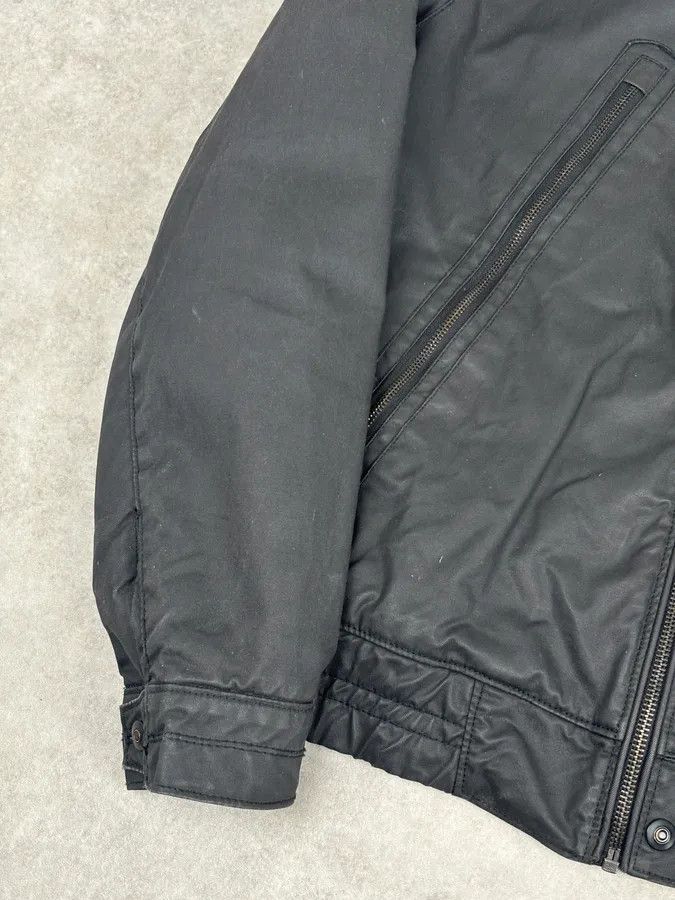 Vintage 2010s Black Nylon Bomber Multi-Zip Jacket Size US L / EU 52-54 / 3 - 8 Thumbnail