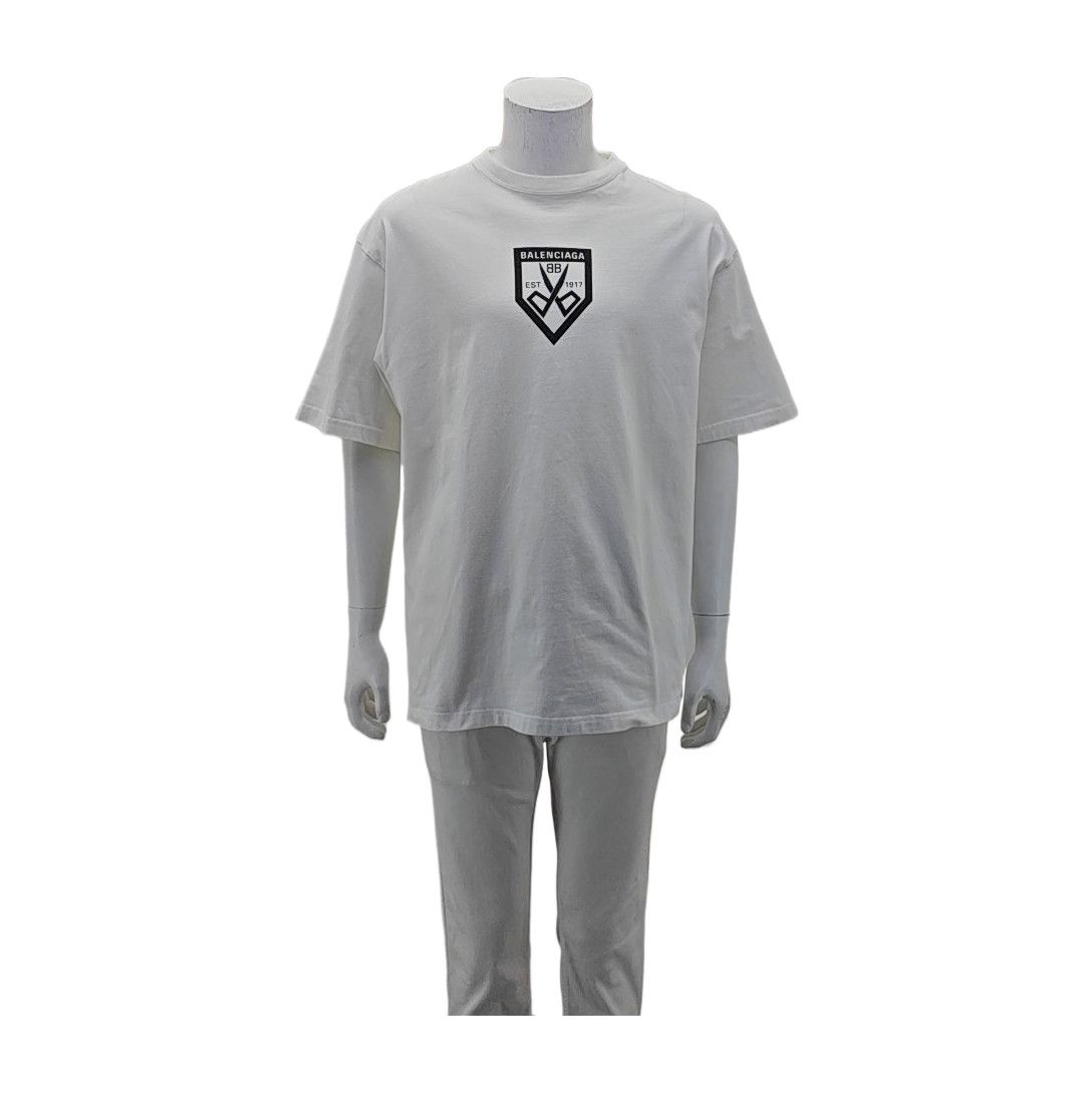 Balenciaga Balenciaga Crest Logo T-Shirt Size XS Size US XS / EU 42 / 0 - 1 Thumbnail
