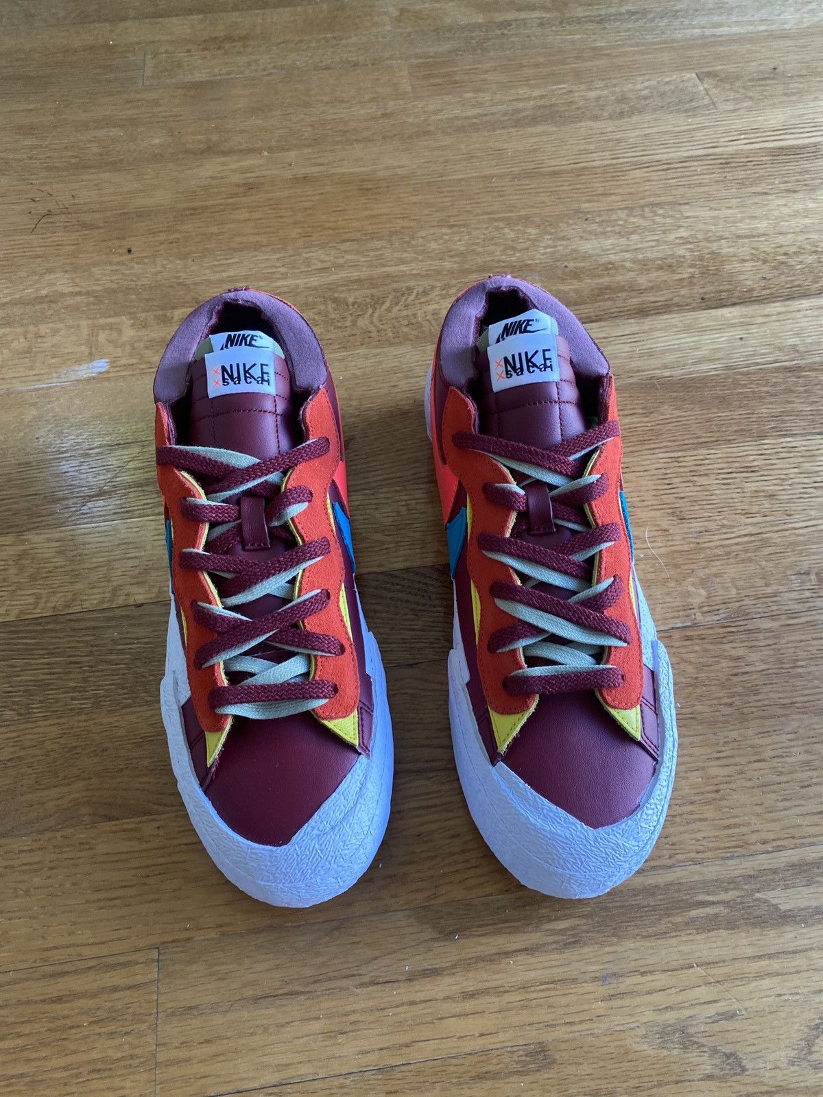 Kaws × Nike × Sacai Nike Blazer Low / Sacai / Kaws Size US 11 / EU 44 - 2 Thumbnail